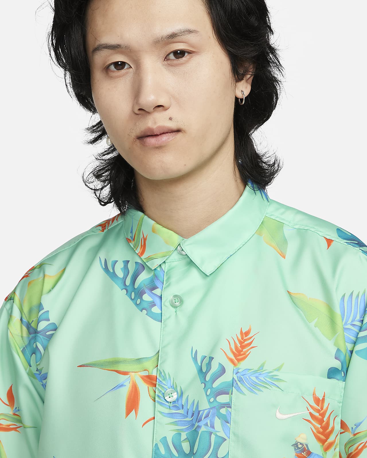 Nike floral cheap shirt