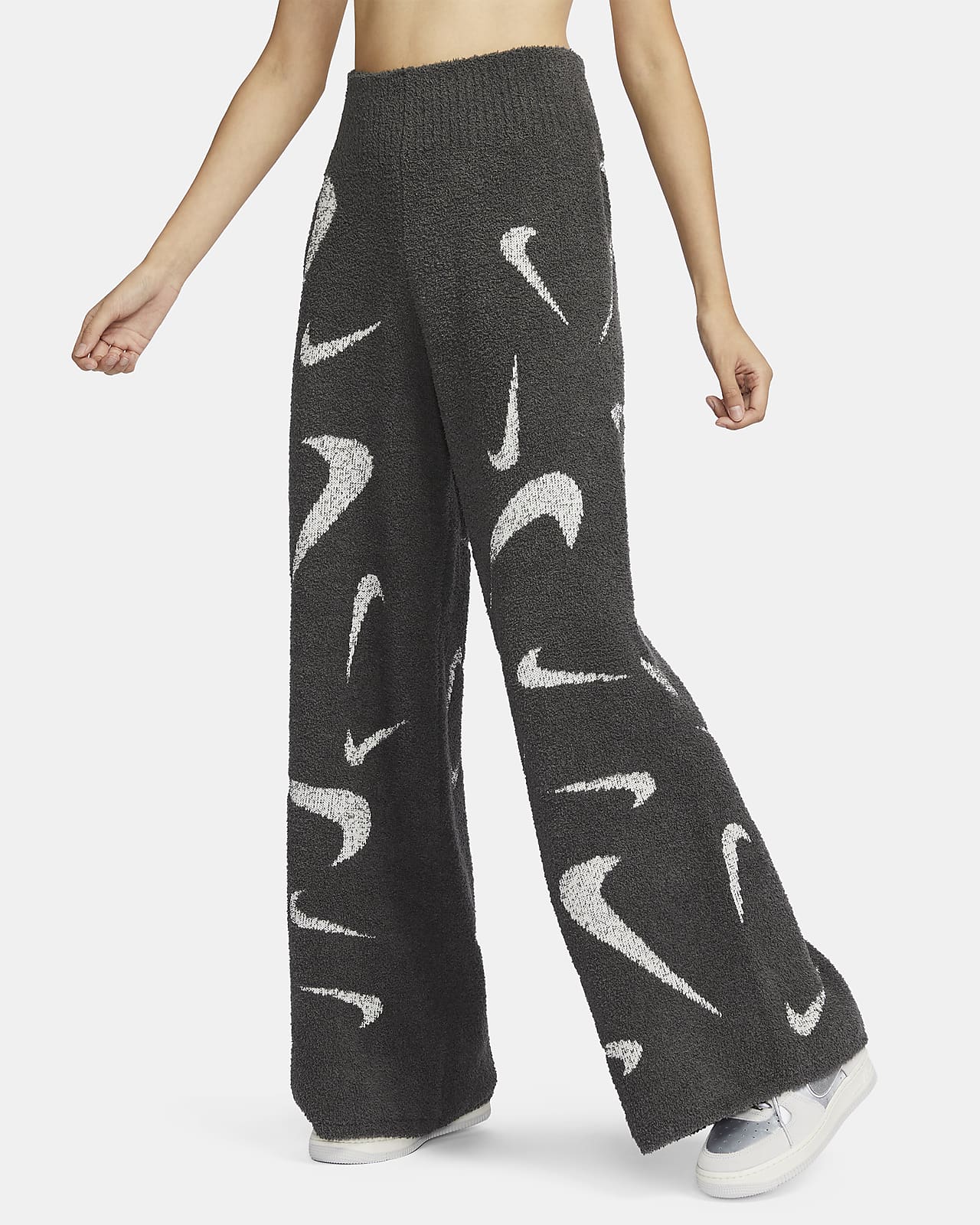 Nike Sportswear Phoenix Cozy Bouclé Women's High-Waisted Wide-Leg Knit Pants