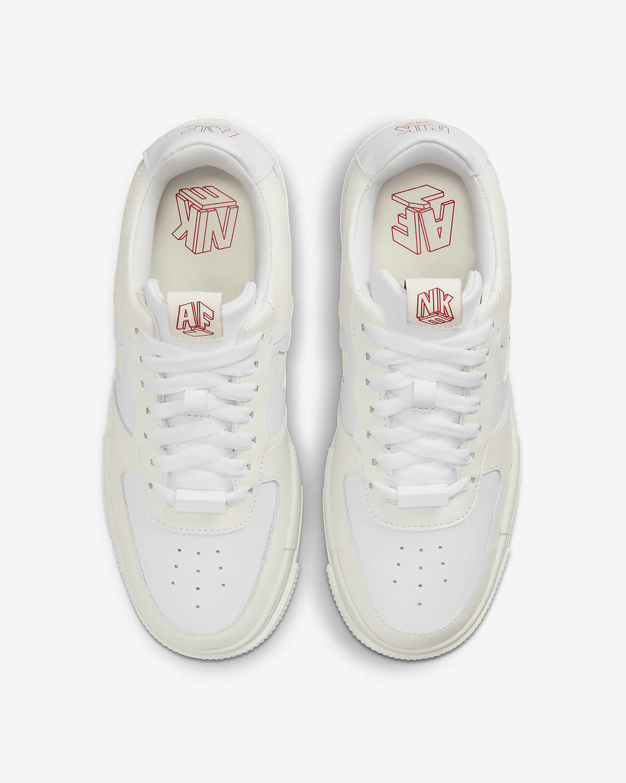 nike wmns air force 1 pixel white low top