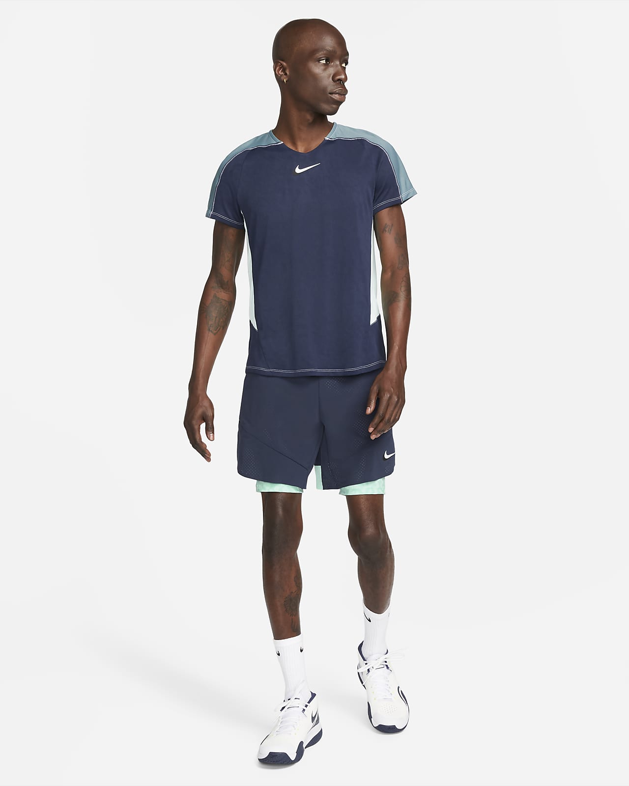 NikeCourt Dri-FIT Slam Pantalón corto de tenis 2 en 1 - Hombre. Nike ES