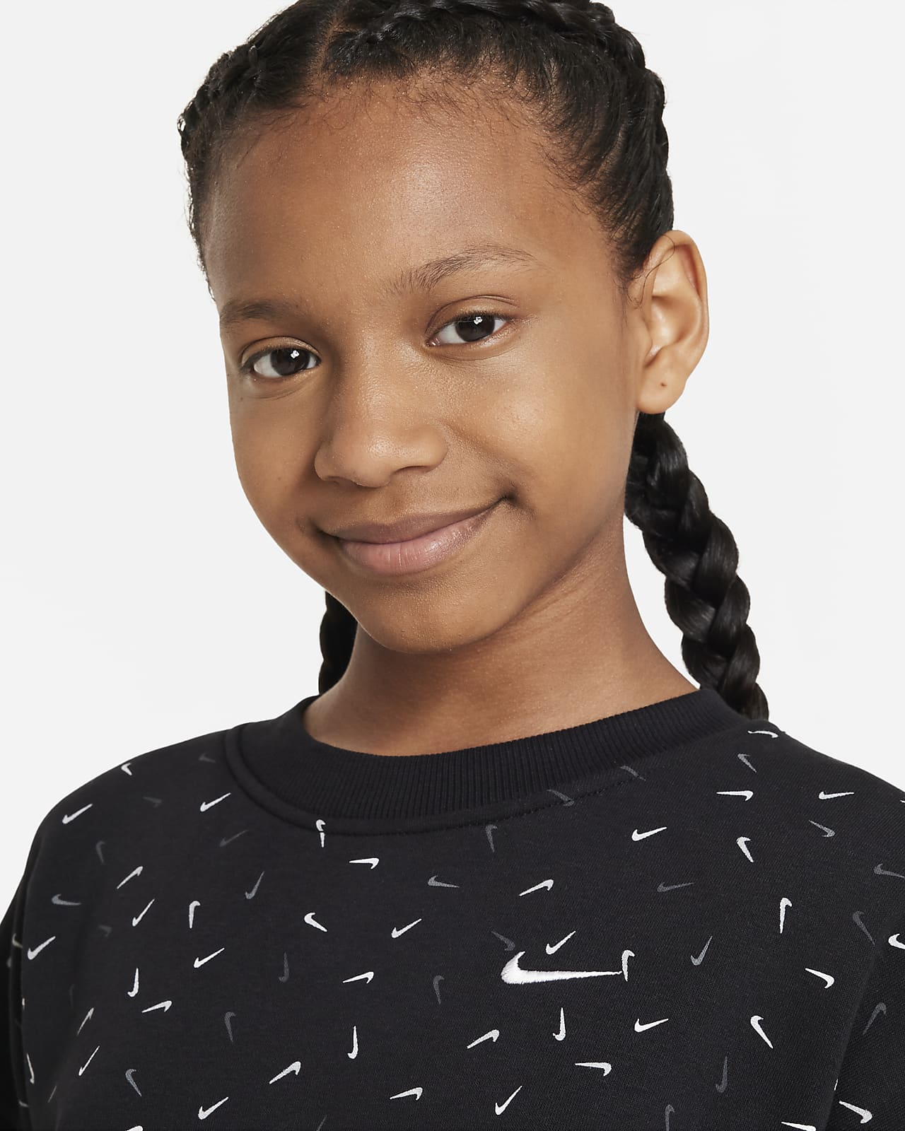 Sweat oversize Nike Sportswear Club Fleece pour ado fille
