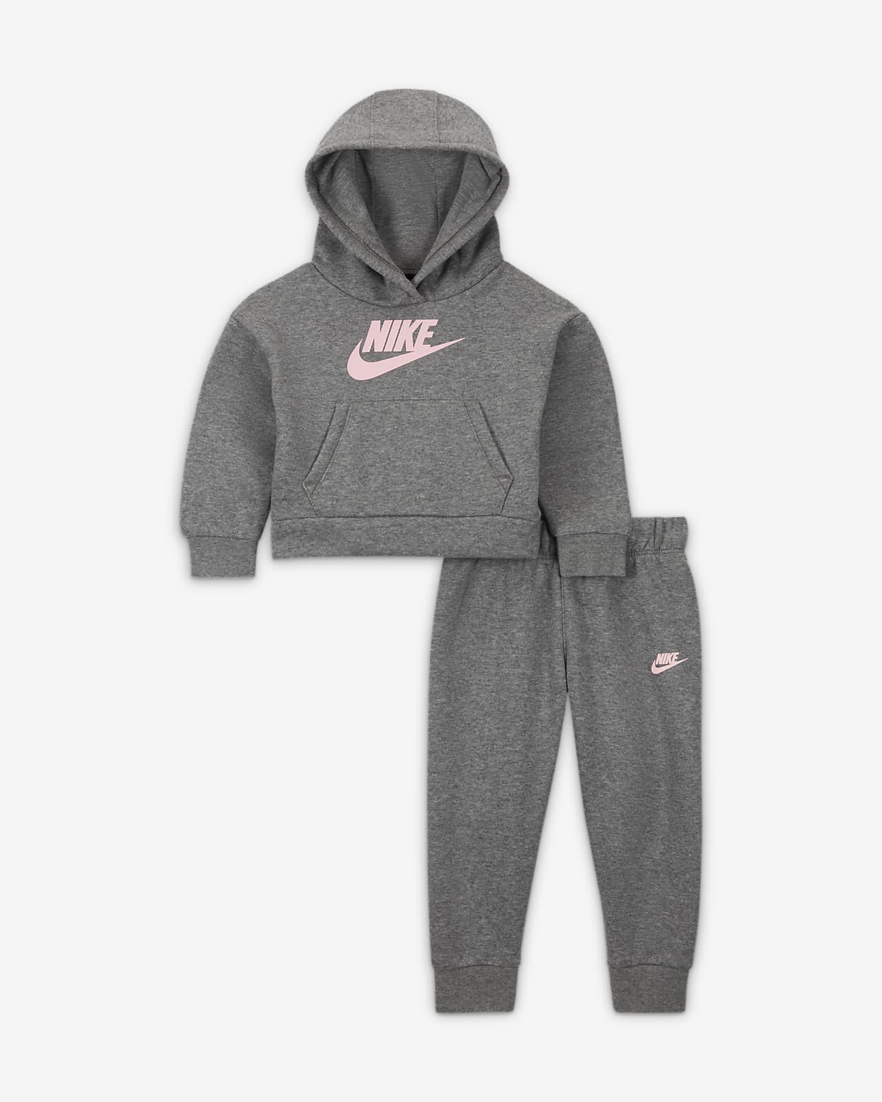 Nike Sportswear Club Fleece kapucnis pulóver és szabadidőnadrág szett babáknak (12–24 hónapos)