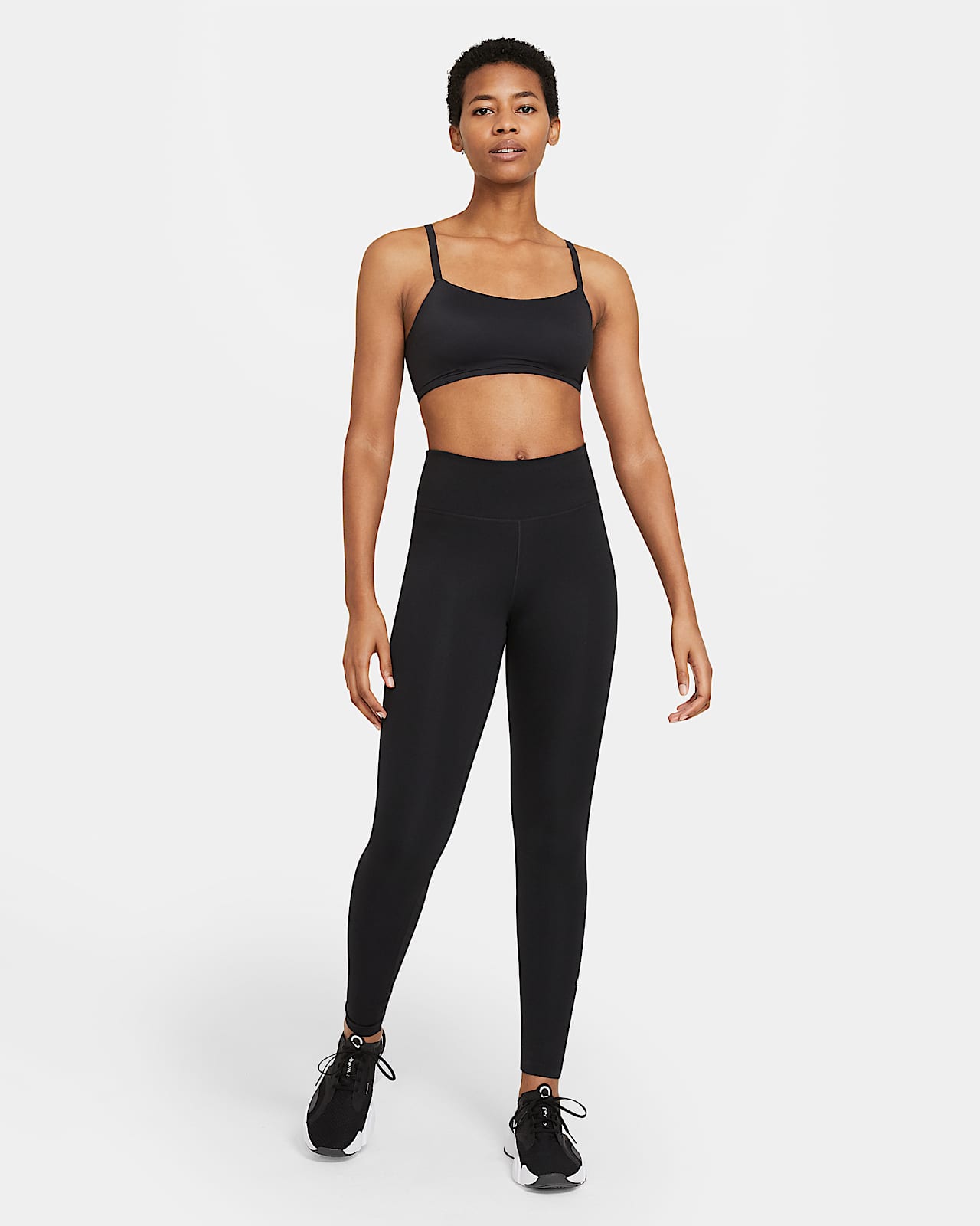 Nike Dri-FIT One Legging met halfhoge taille voor dames. Nike NL