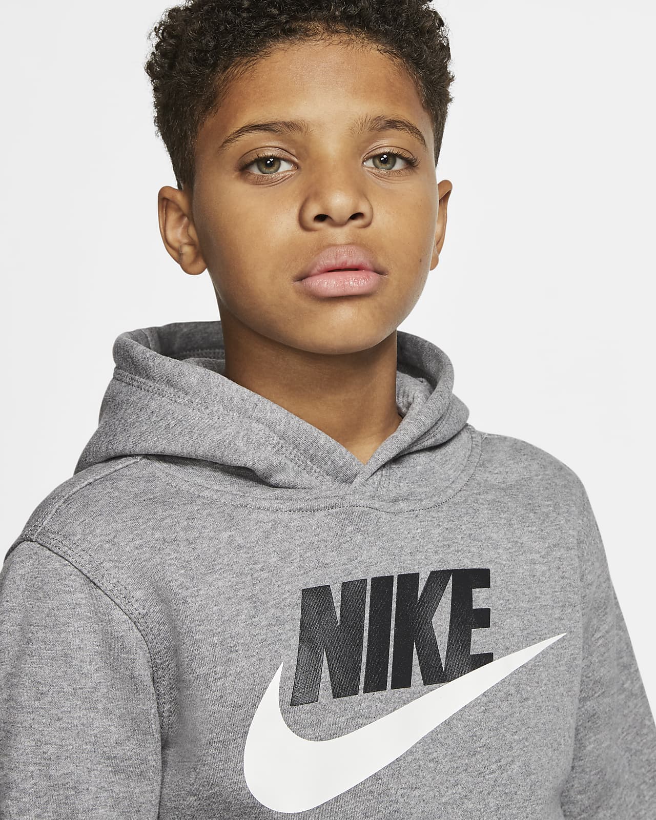 snijden Brandweerman Noord West Nike Sportswear Club Fleece Hoodie voor kids. Nike BE
