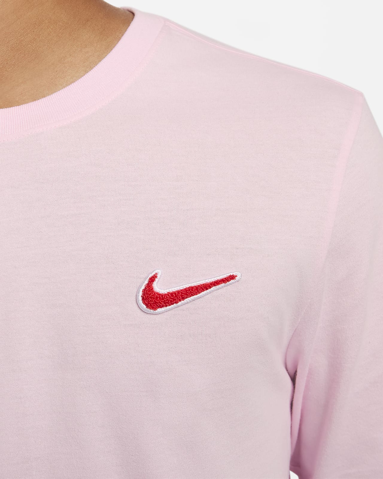 Pink nike clearance long sleeve shirt