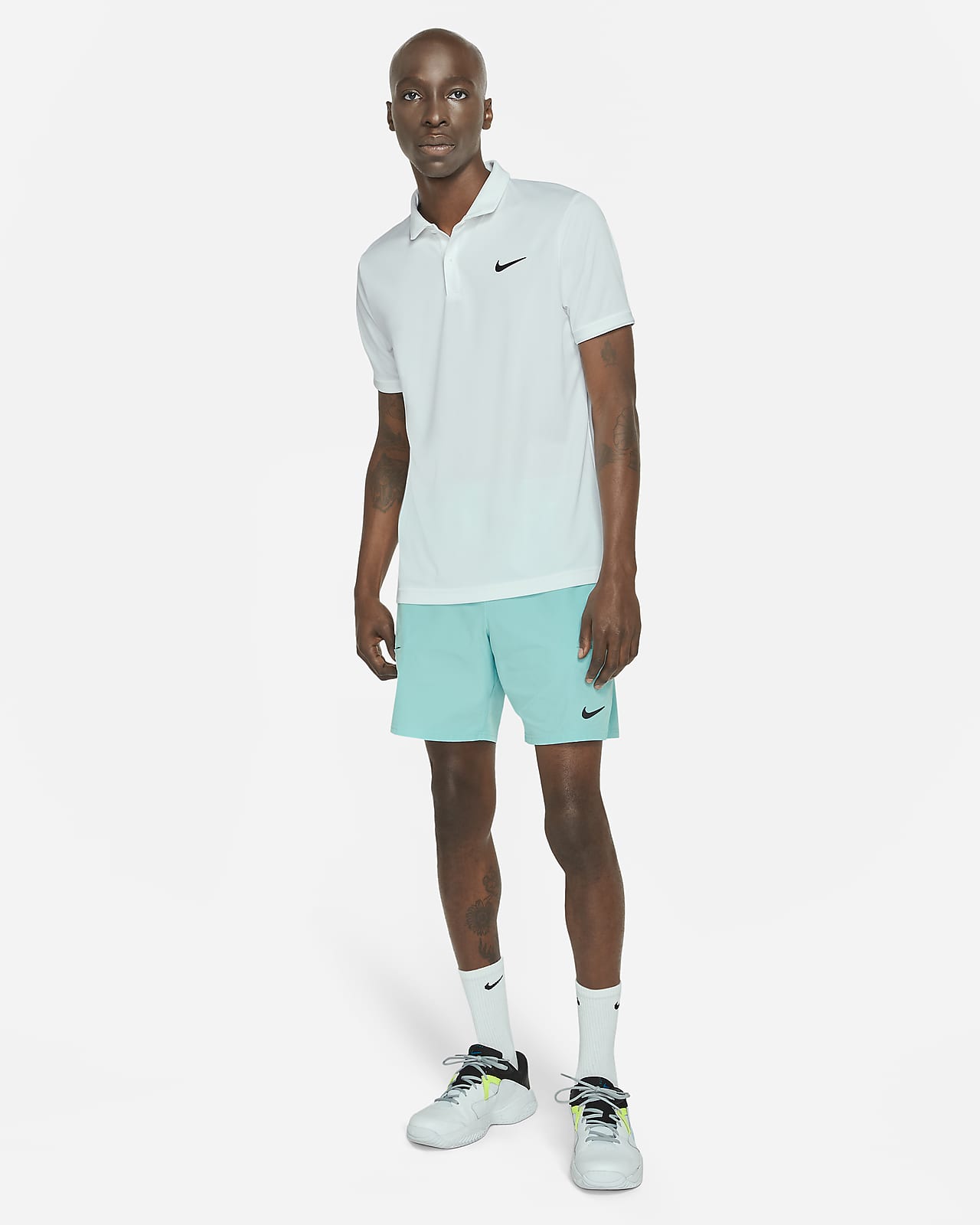 NikeCourt Dri-FIT Advantage tennisshorts til herre (18 cm). Nike NO