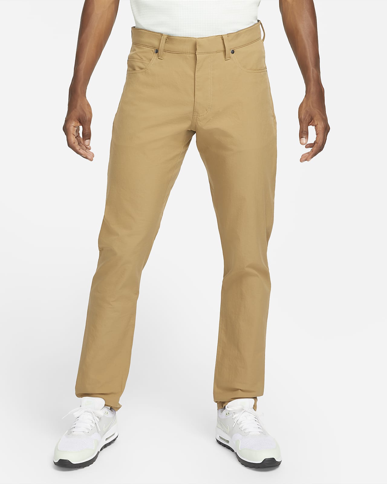 nike 5 pocket golf pants club gold