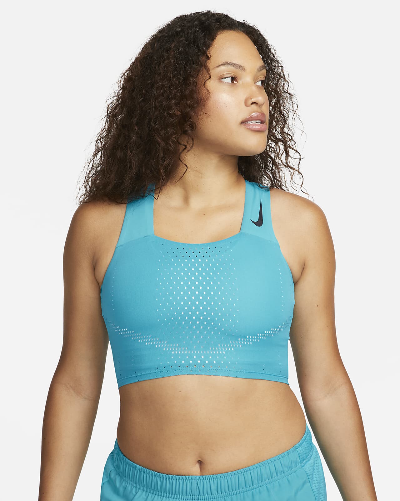 Top corto da running Nike Dri FIT ADV AeroSwift Donna