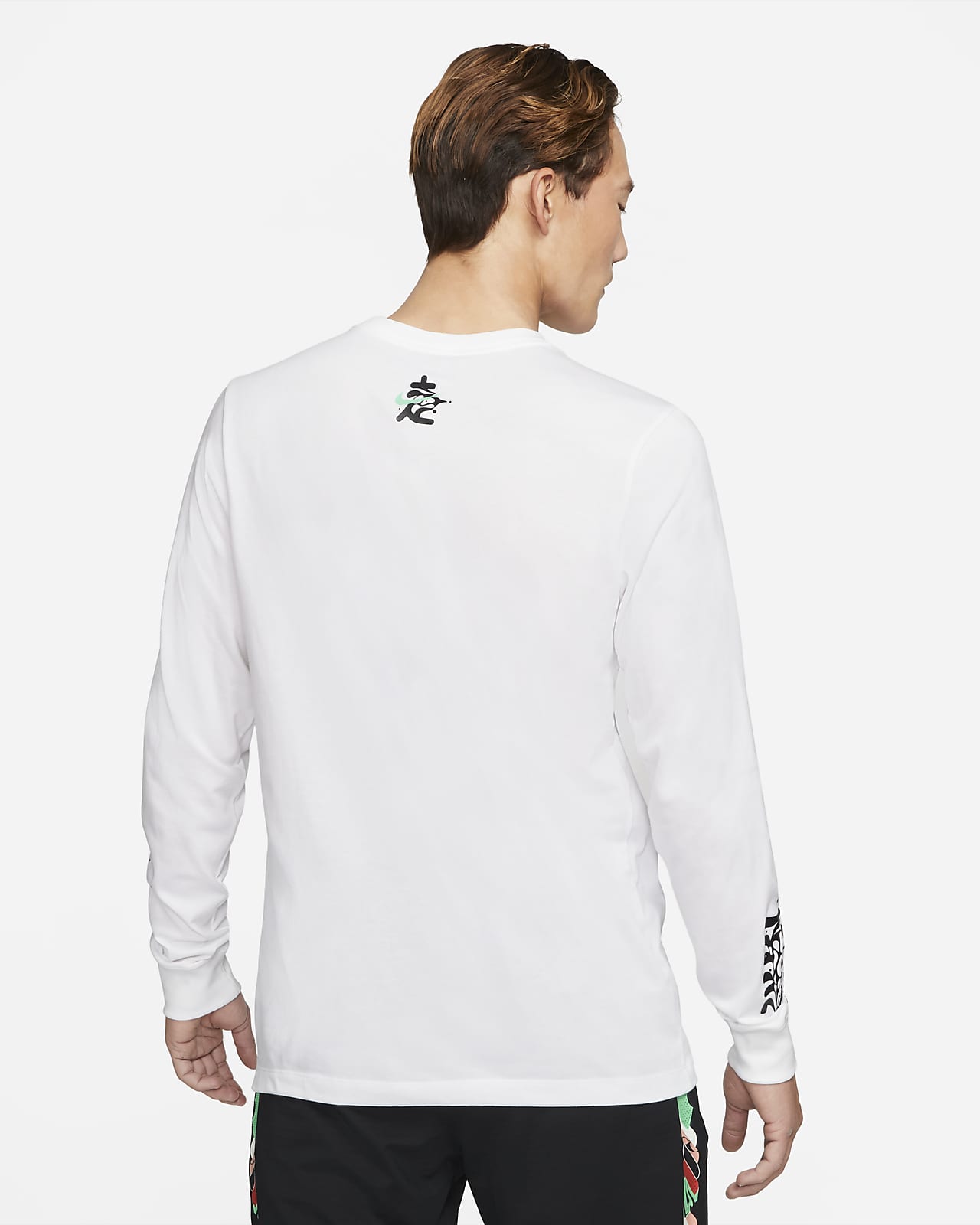 long sleeve white dri fit shirt