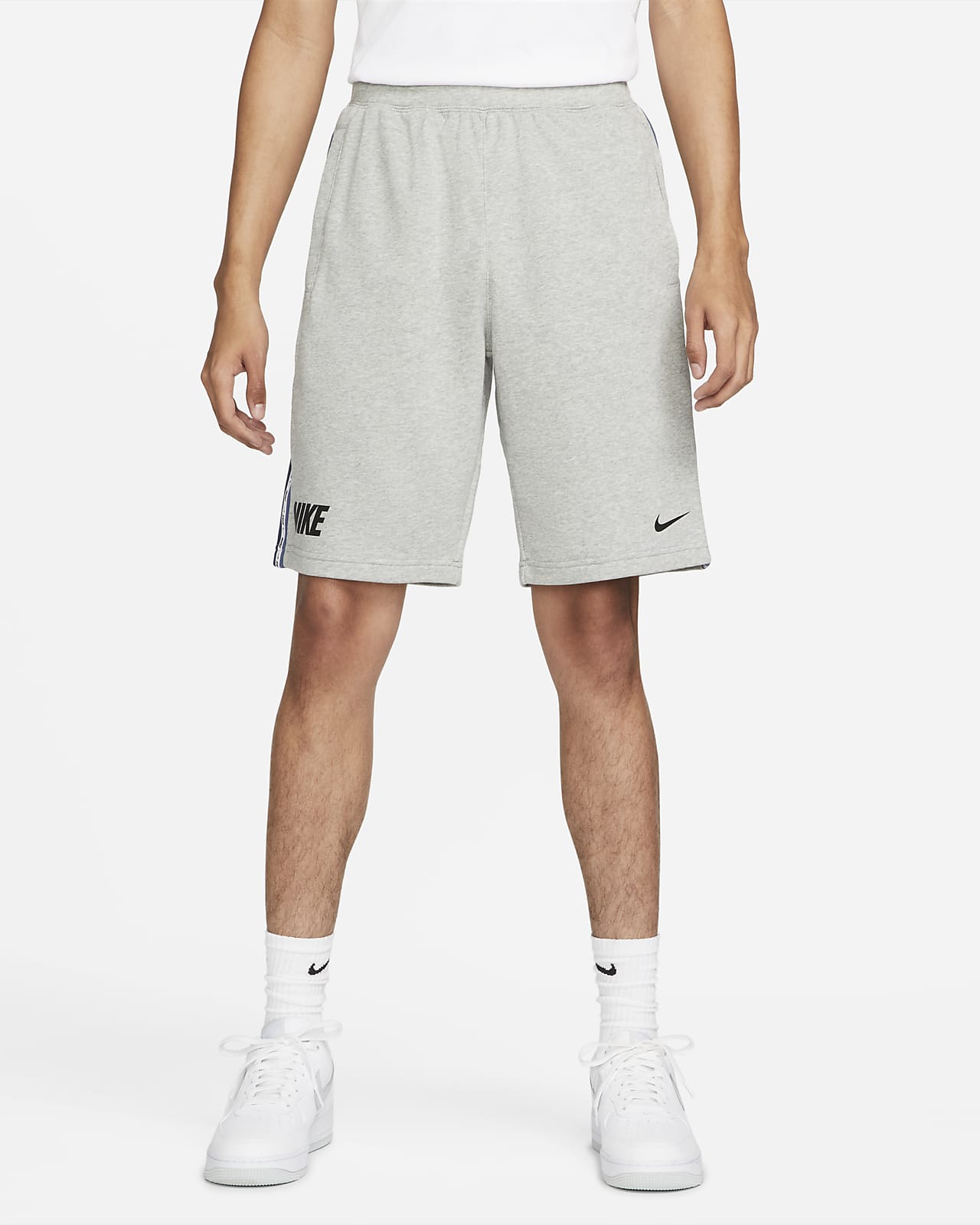 nike repeat shorts grey