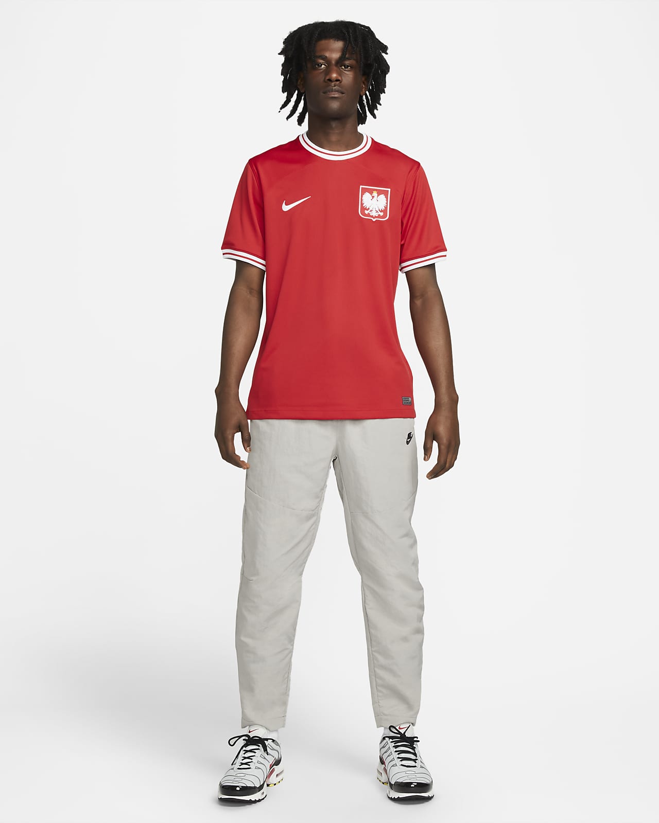 Camiseta Nike 2a Polonia 2022 2023 Dri-Fit Stadium roja
