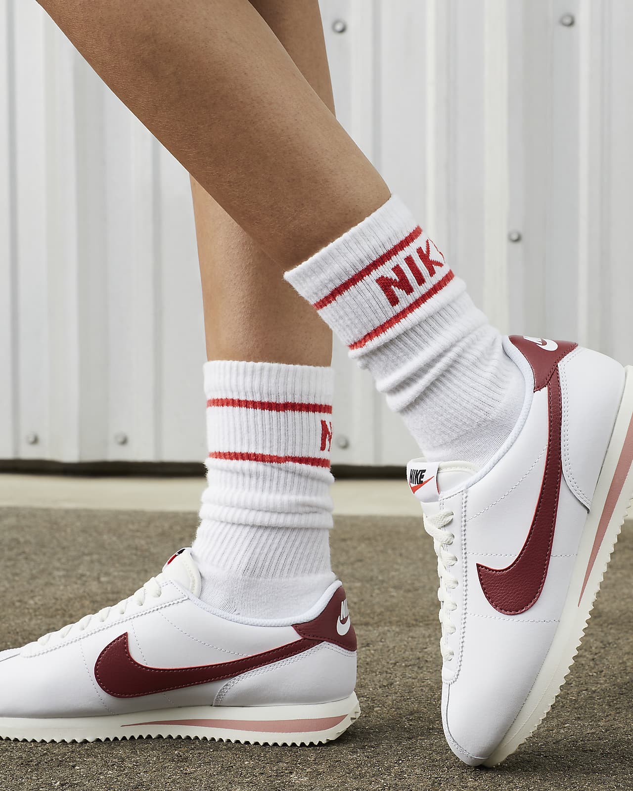 Nike cortez new arrivals leather mujer