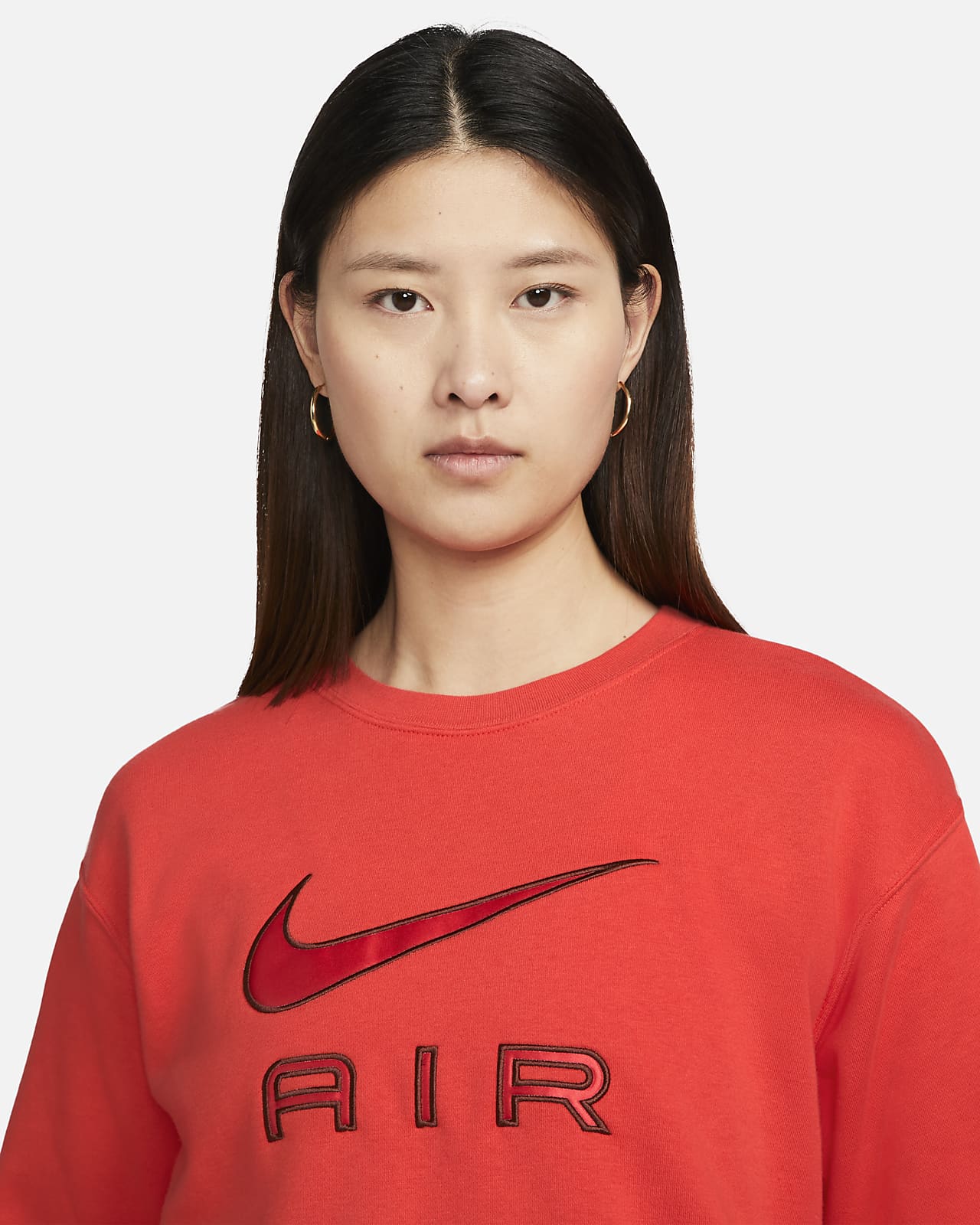 Nike Air Women's Fleece Crew Sweatshirt. Nike SG
