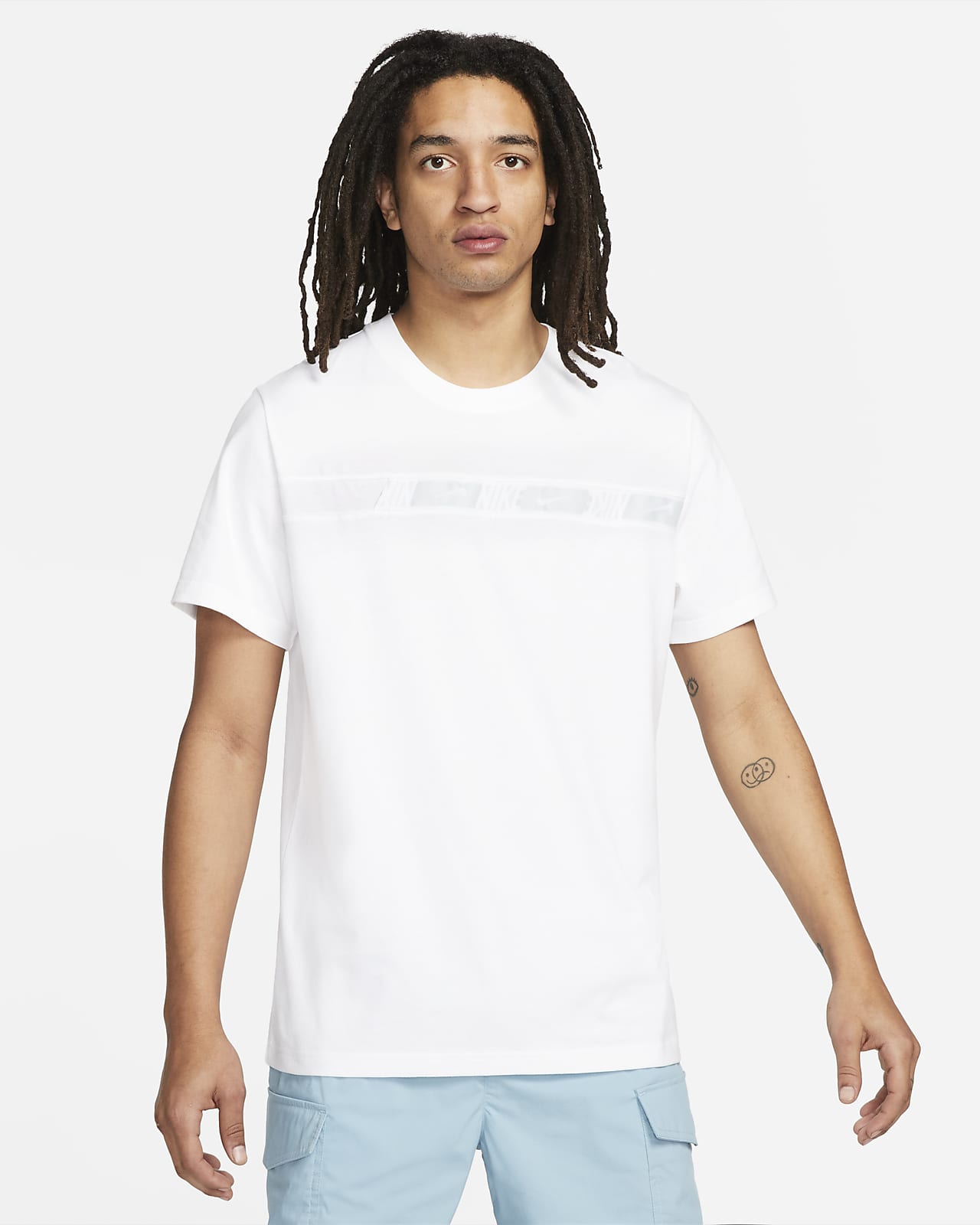 nike sportswear white t shirt