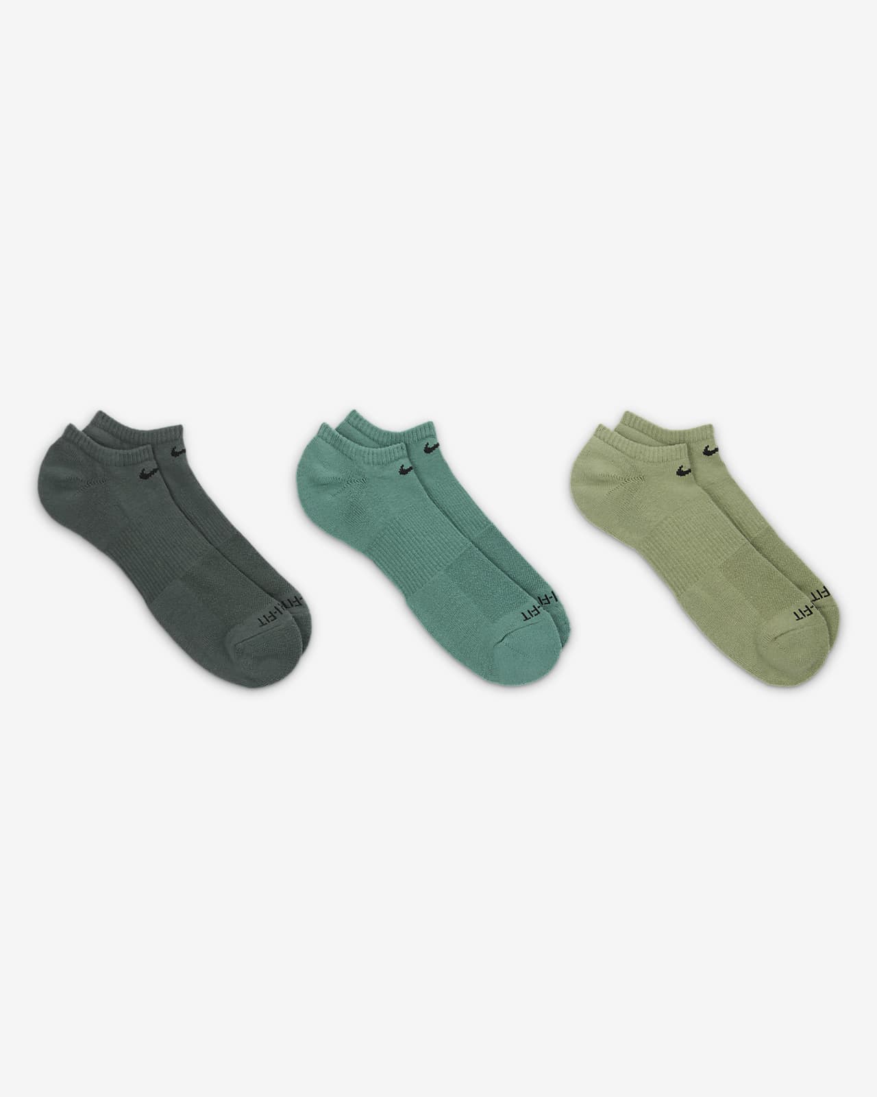 Nike 3-Pack Everyday Cushioned 38.5-42 chaussettes en II