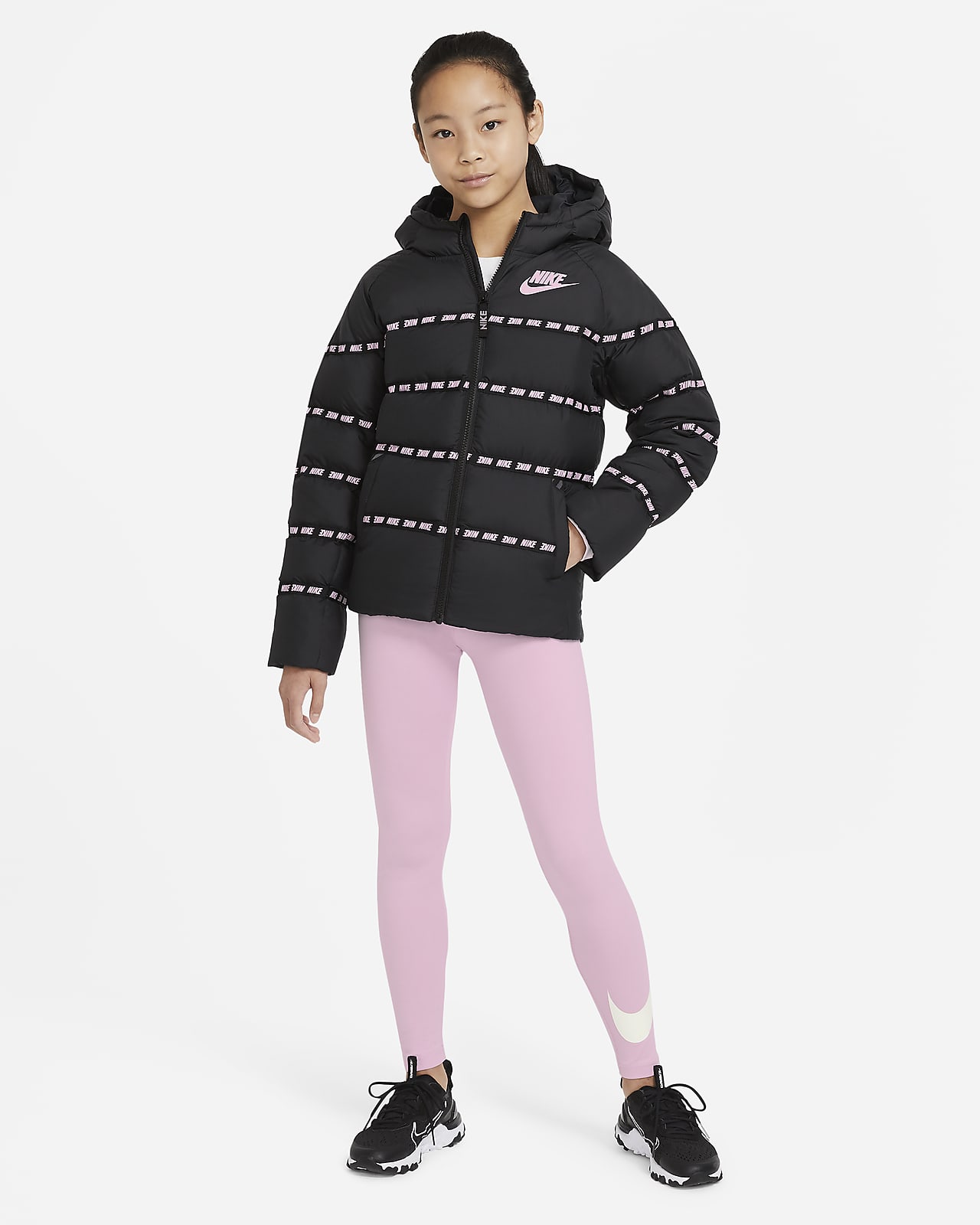 long padded jacket nike