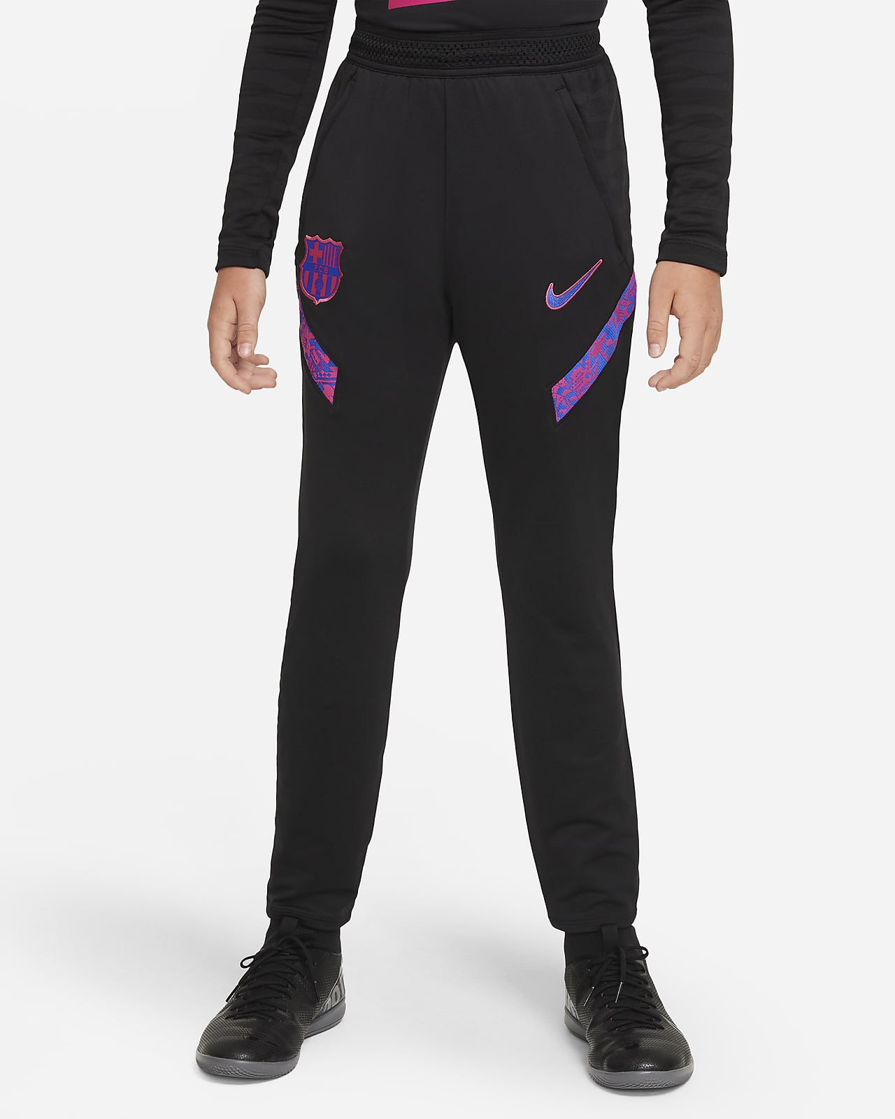 Pantaloni da calcio Nike Dri-FIT F.C. Barcelona Strike - Ragazzi. Nike CH