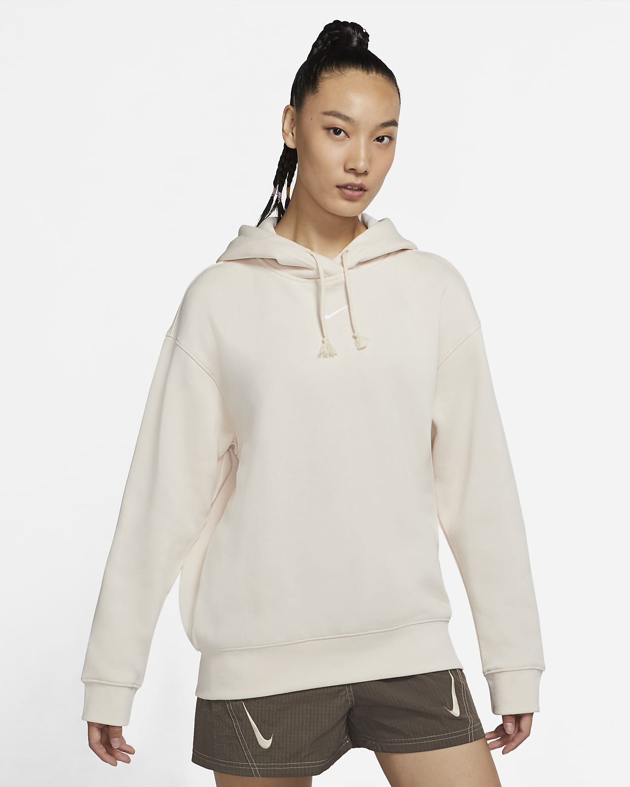 NIKE公式】ナイキ スポーツウェア コレクション エッセンシャル ウィメンズ オーバーサイズド フリース パーカー.オンラインストア (通販サイト)