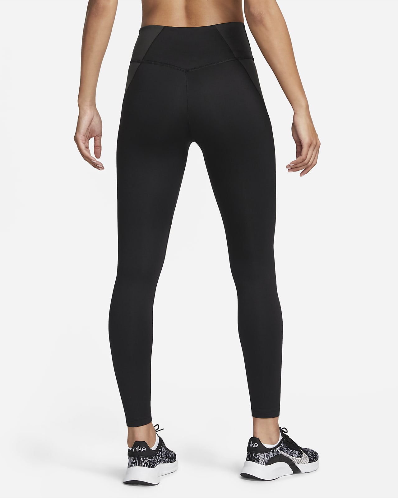 Nike Therma-FIT One Icon Clash Women's Mid-Rise Training Leggings.