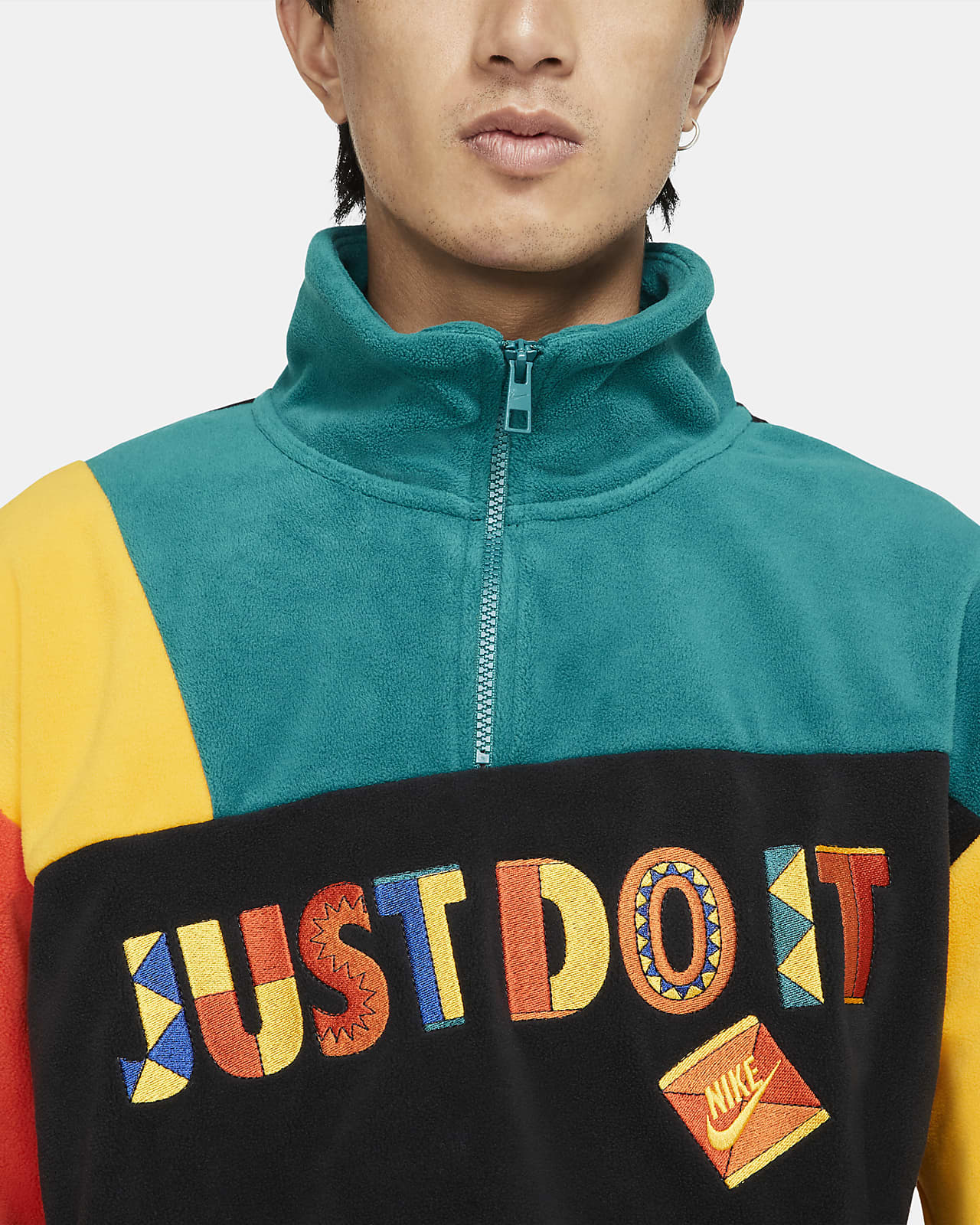 nike reissue colour block hoodie