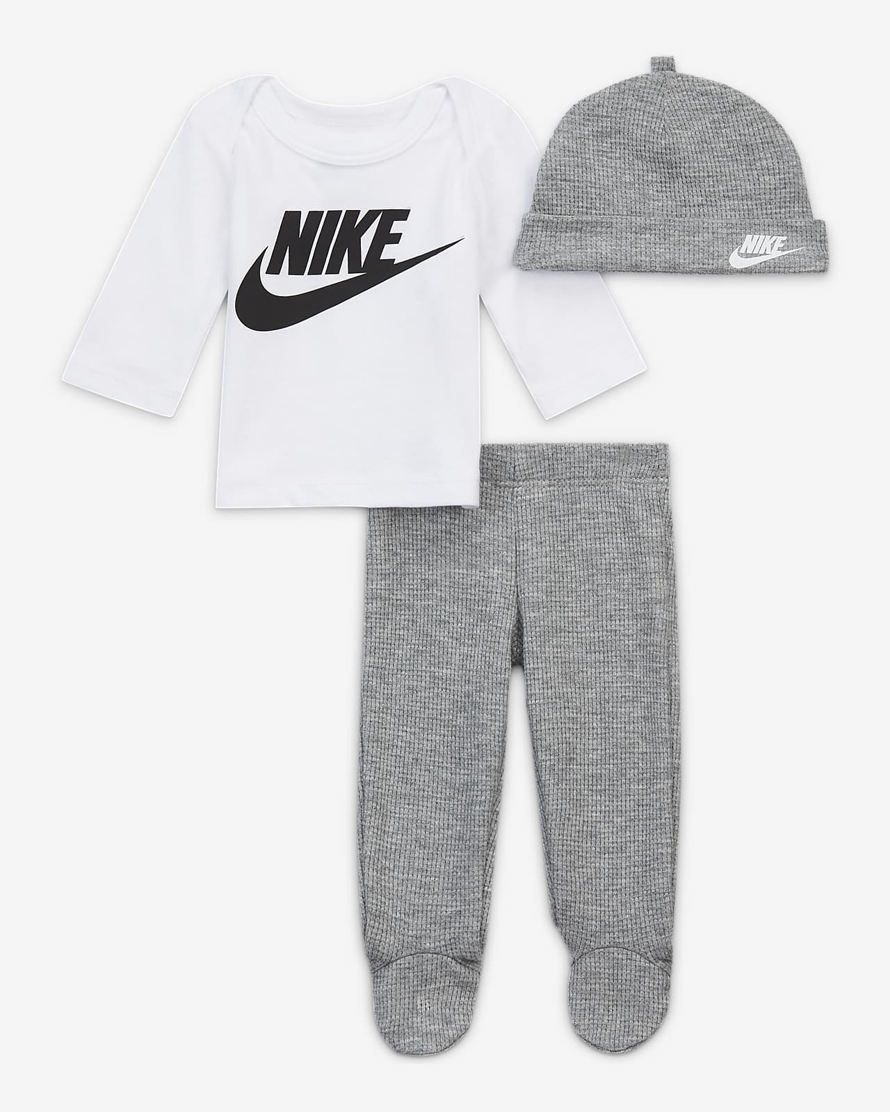Vervagen Afdaling wrijving Nike Baby (Preemie) T-Shirt, Footed Pants and Hat Set. Nike.com