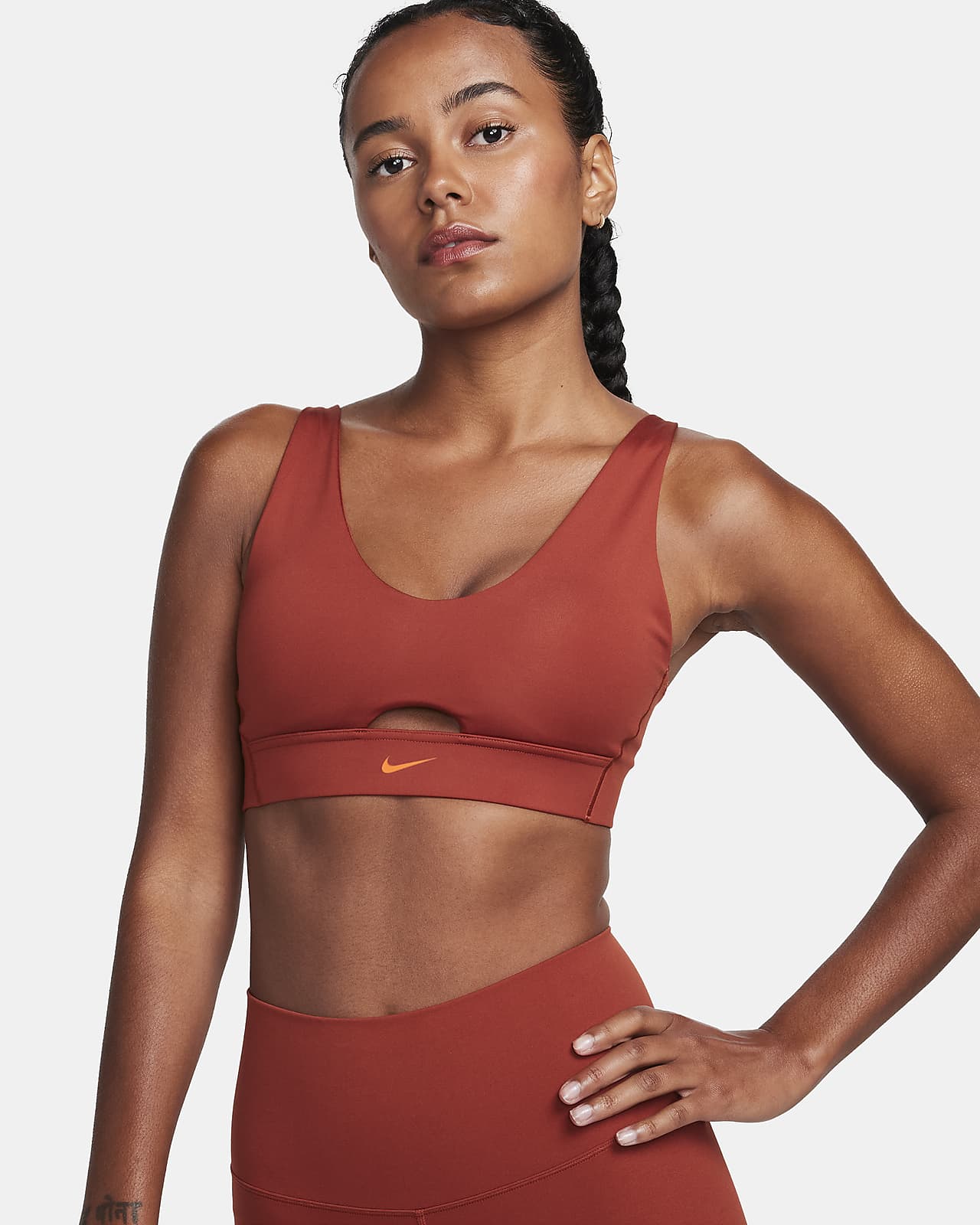 Nike Indy Plunge Cutout Sostenidors esportius de subjecció mitjana amb coixinet - Dona