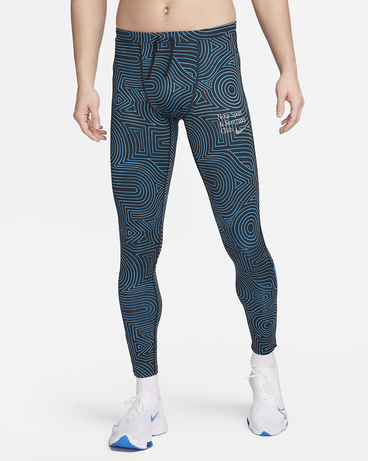 Nike 3/4 running tights FAST with mesh