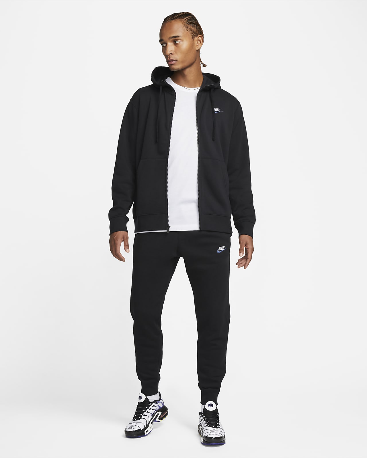 Nike Sportswear Club Men's Full-Zip Fleece Hoodie. Nike NL