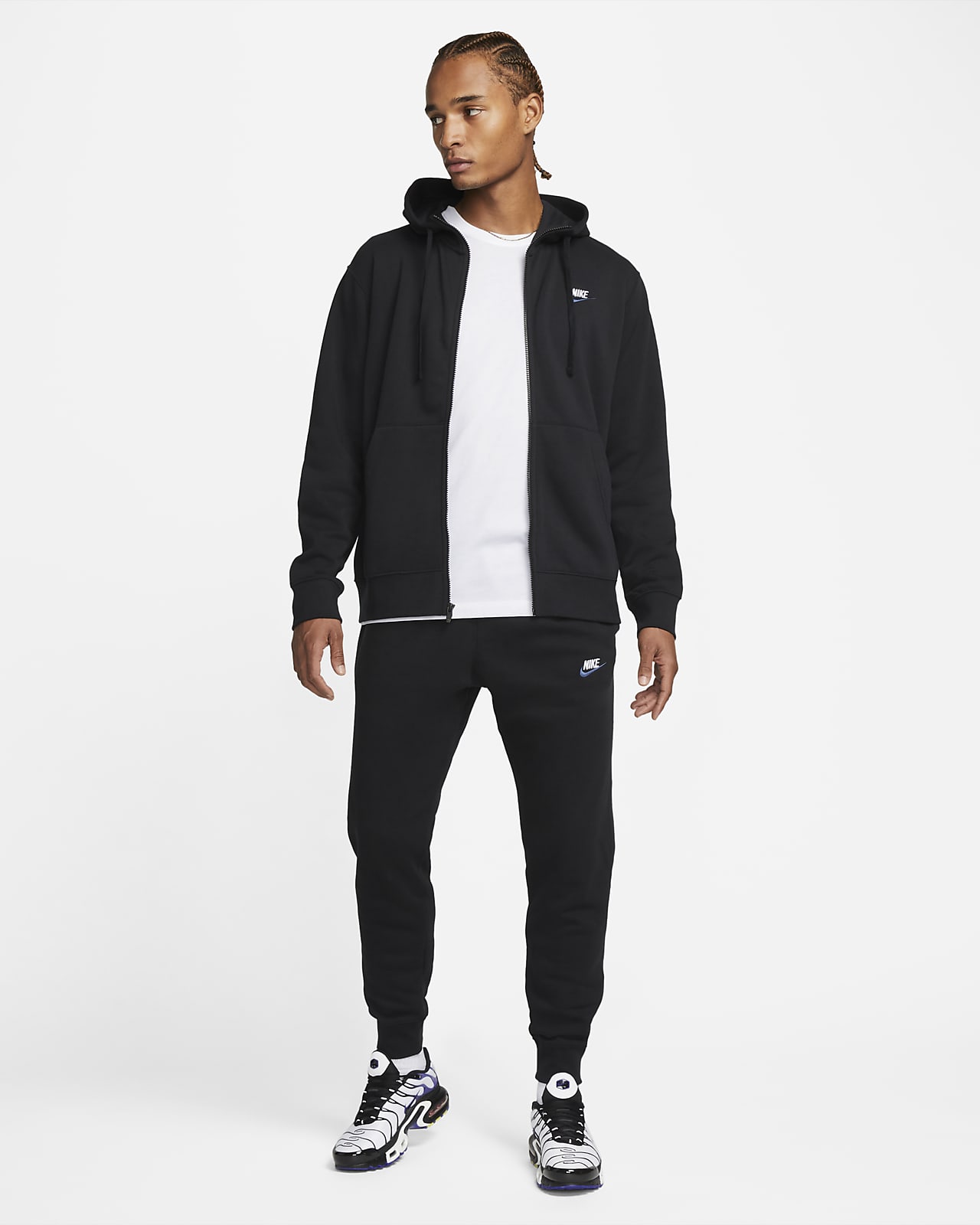 Nike Sportswear Club Sudadera con capucha de tejido Fleece cremallera completa - Hombre. Nike ES