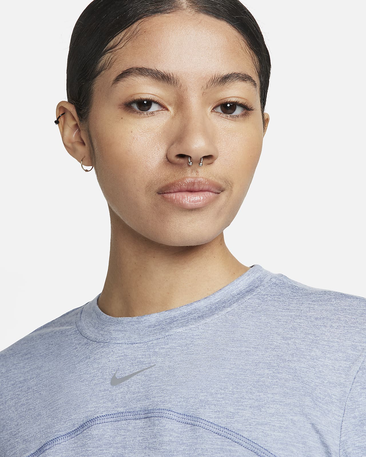 Nike Swift Women's Dri-FIT Mock-Neck Long-Sleeve Running Top. Nike LU