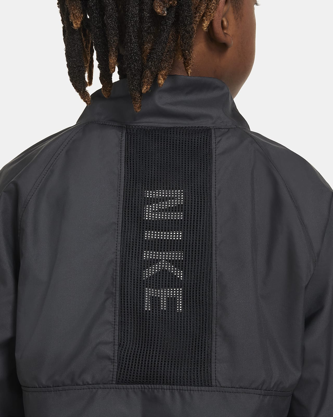 Veste d perlante manches longues et demi zip Nike pour ado gar on