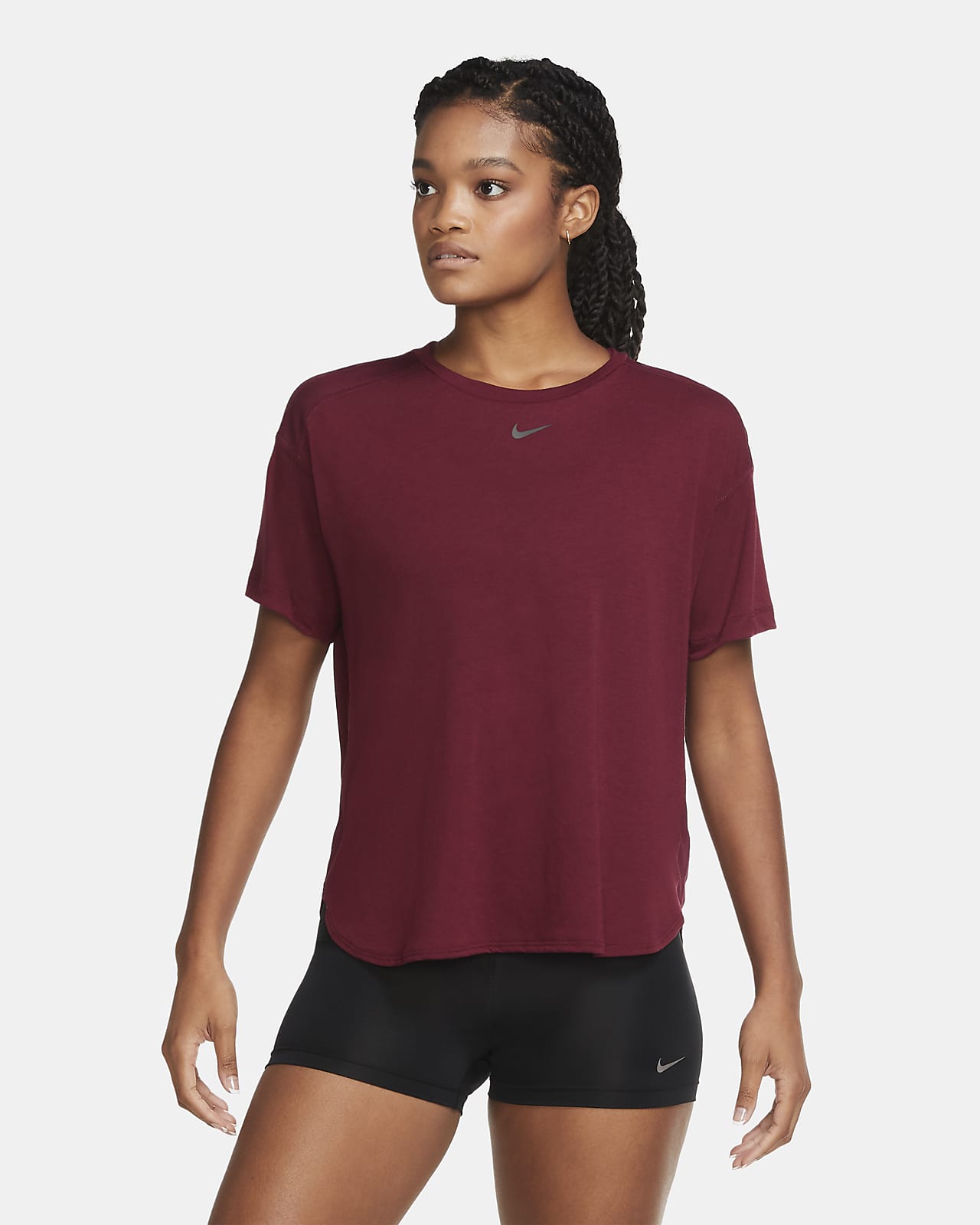 Nike Pro AeroAdapt Women's Short-Sleeve Top. Nike EG