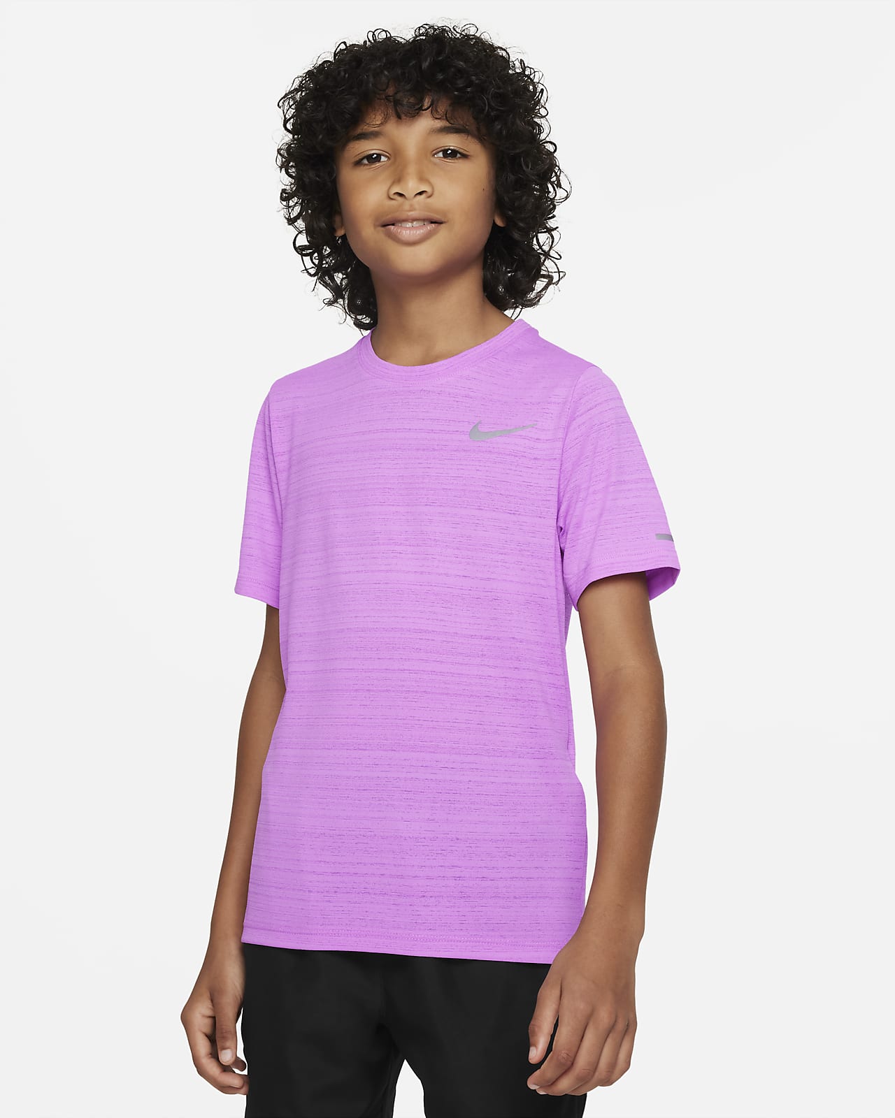 Nike Dri-FIT Miler Trainingsoberteil für ältere Kinder (Jungen)