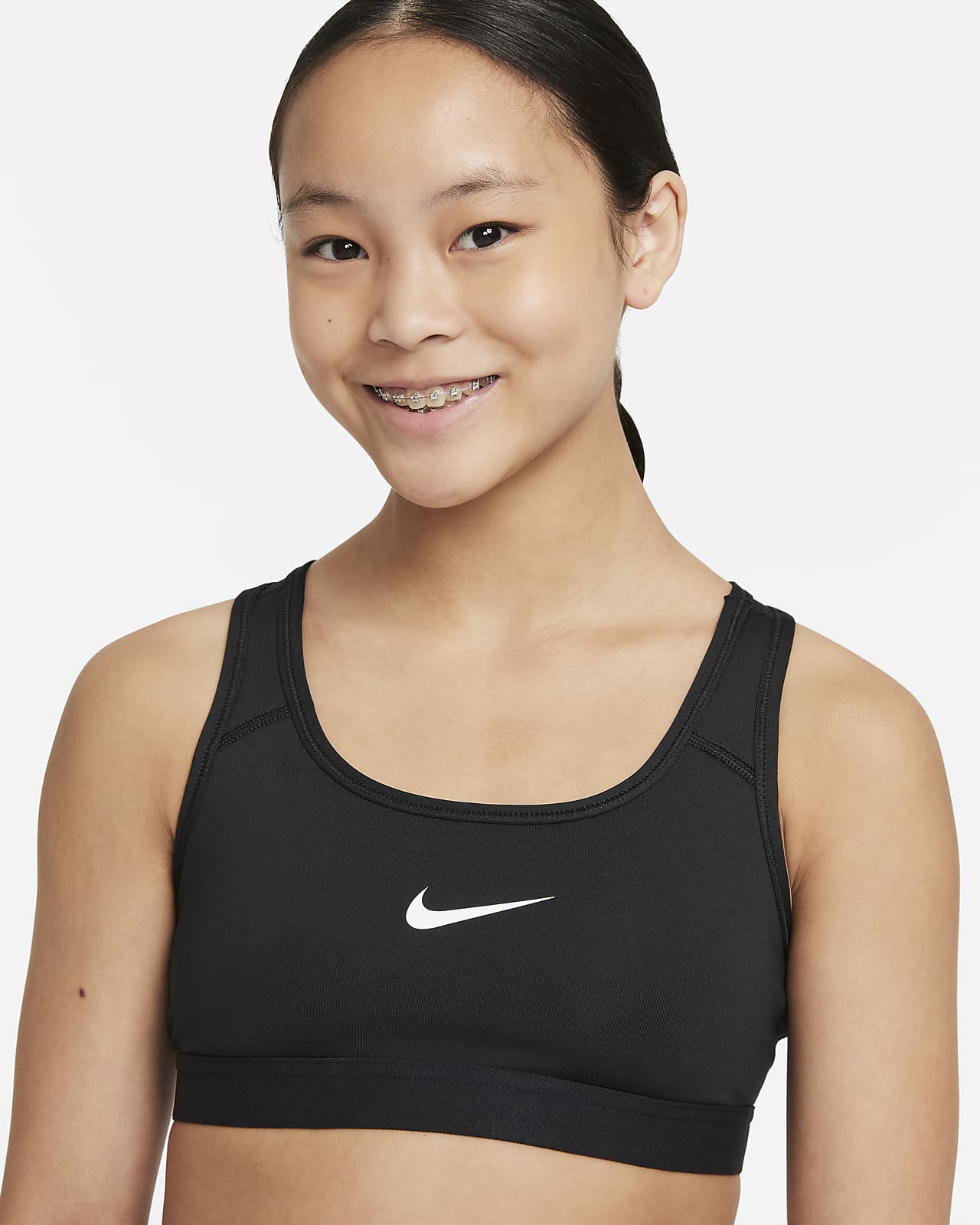 Menos que Silla victoria Nike Pro Big Kids' (Girls') Sports Bra. Nike.com