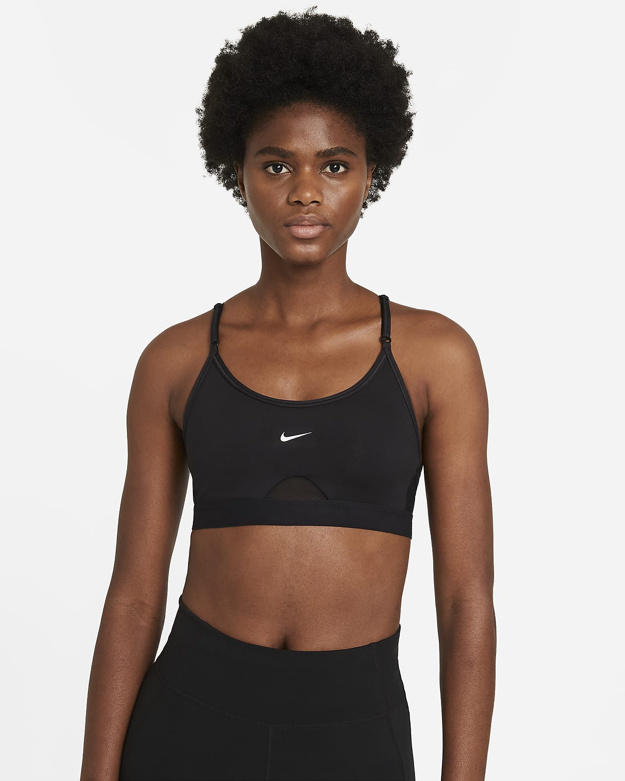 Nike Women's Light-Support Padded U-Neck Sports Bra.