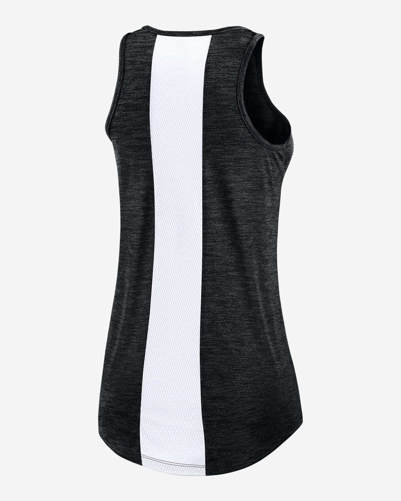 White High Neck Fitted Knit Tank Top