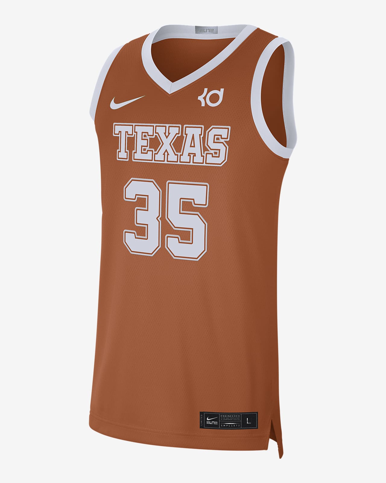 junio habilidad Exclusivo Nike College Dri-FIT (Texas) (Kevin Durant) Men's Limited Jersey. Nike.com