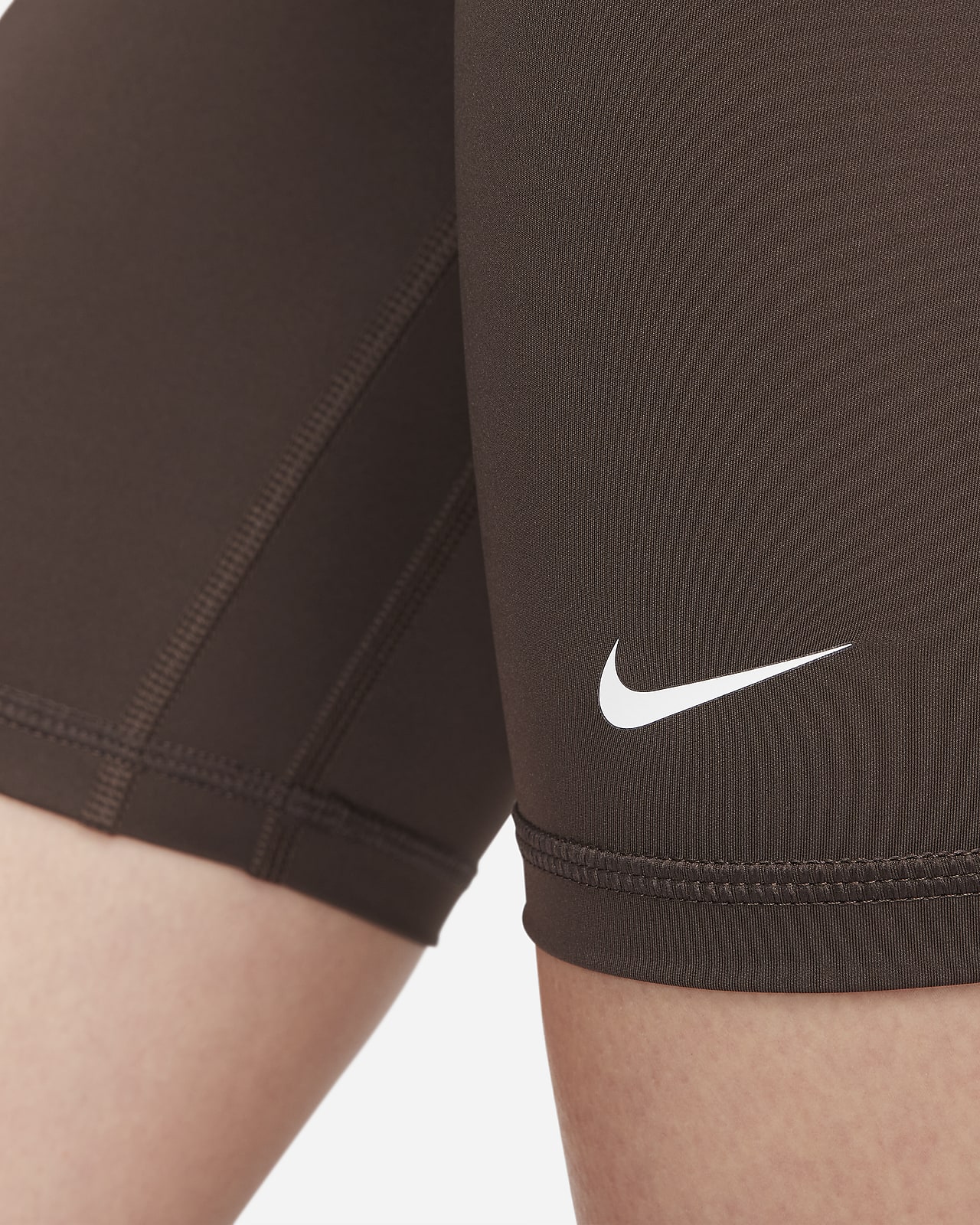brown nike pro shorts