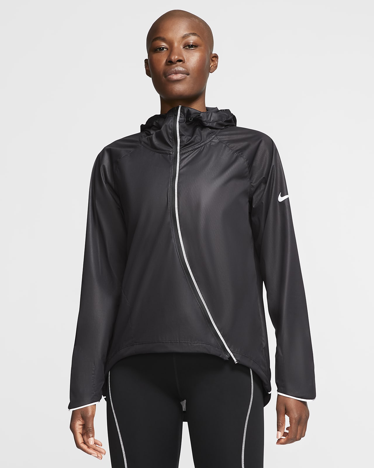 women's hooded running jacket nike air