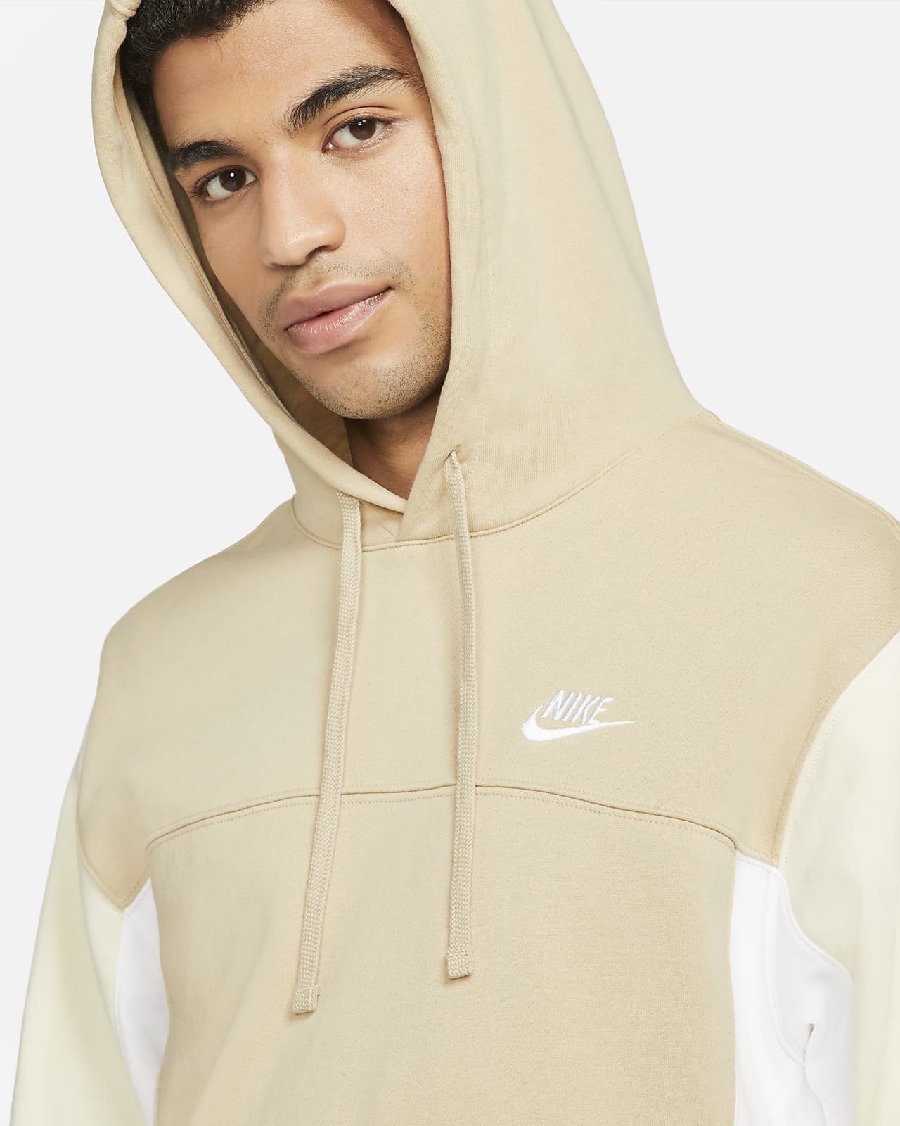 Френч терри. Найк Терри. Nike fluffy Hoodie. Худи Nike бежевая мужская.