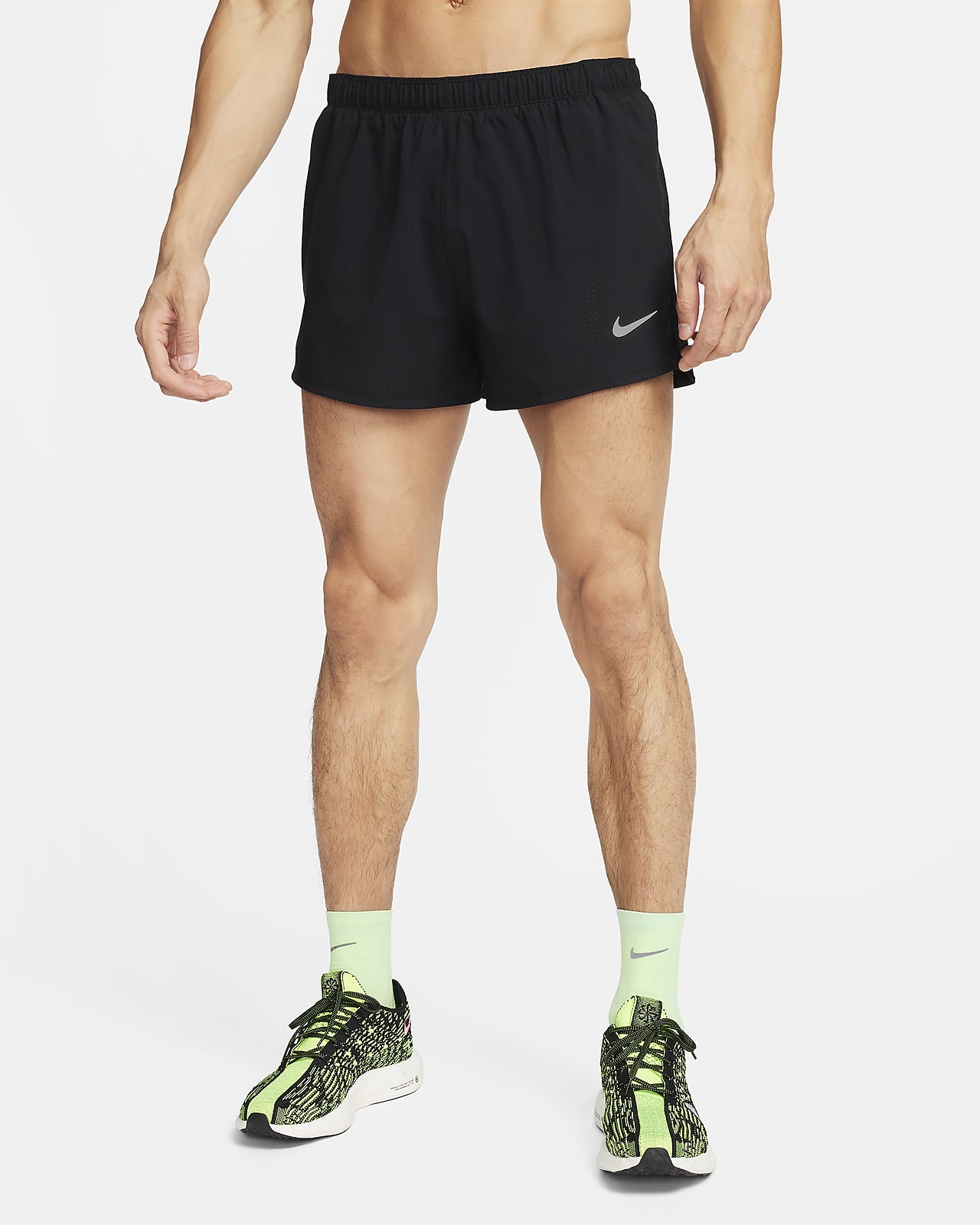 Nike Fast Dri-FIT hardloopshorts met binnenbroek voor heren (8 cm)