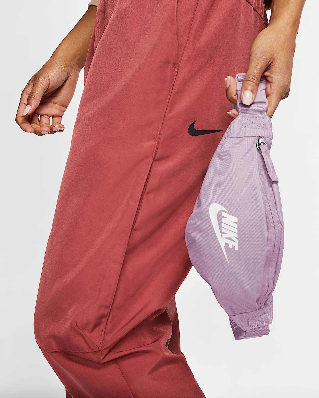 pink nike bolsa