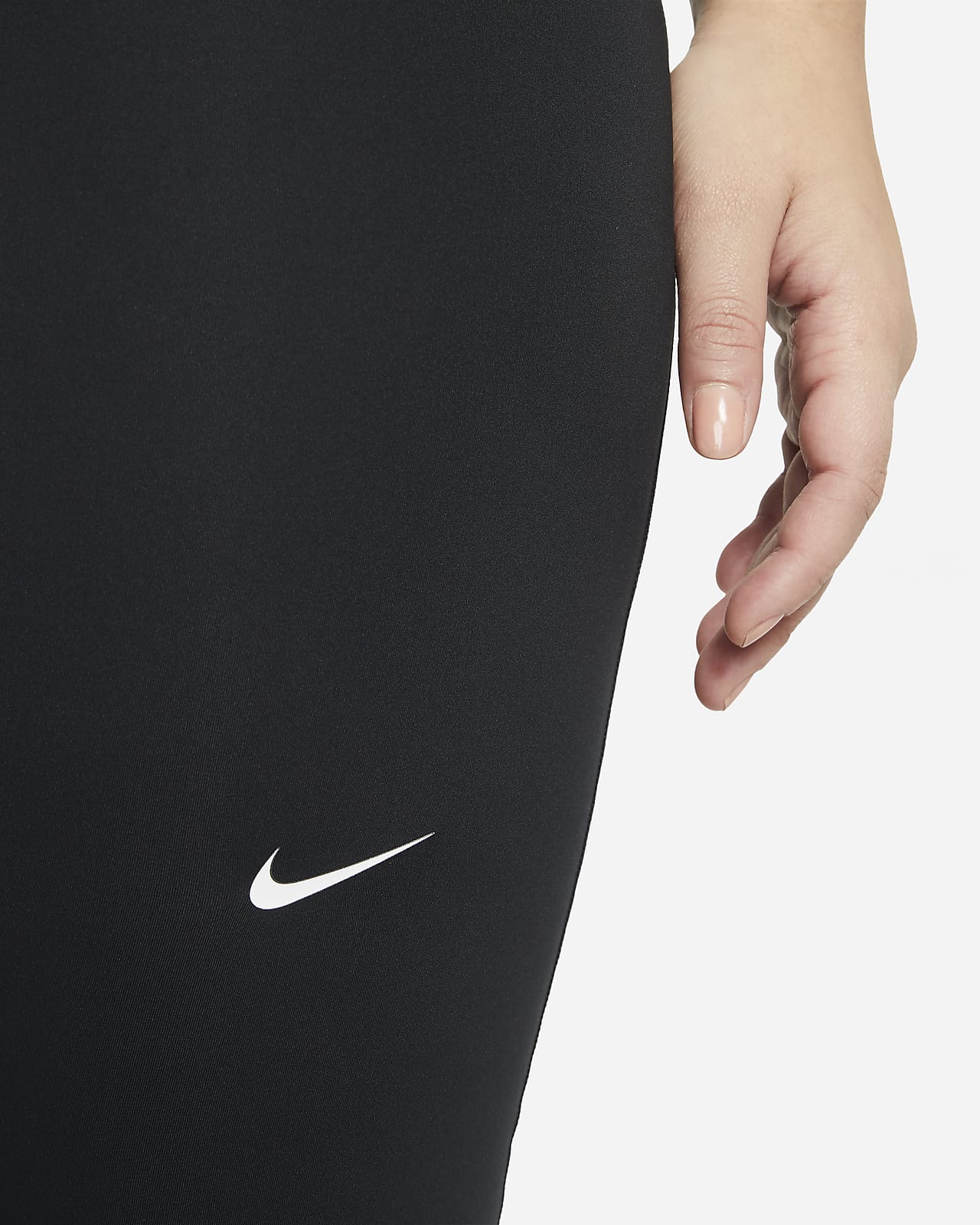 Nike Women's Sportswear Lips Swoosh Leggings (plus Size) In Black