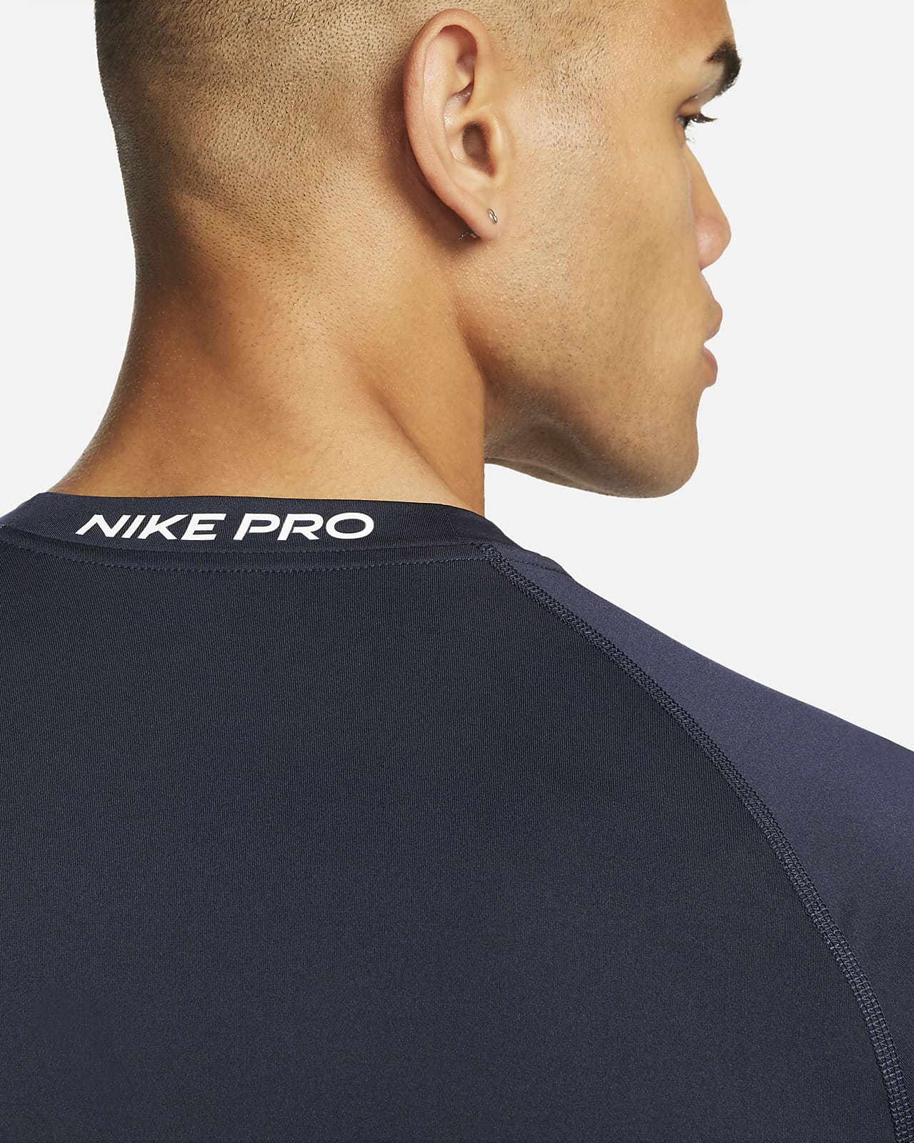 Nike Pro Men's Dri-FIT Tight Short-Sleeve Fitness Top. Nike IE