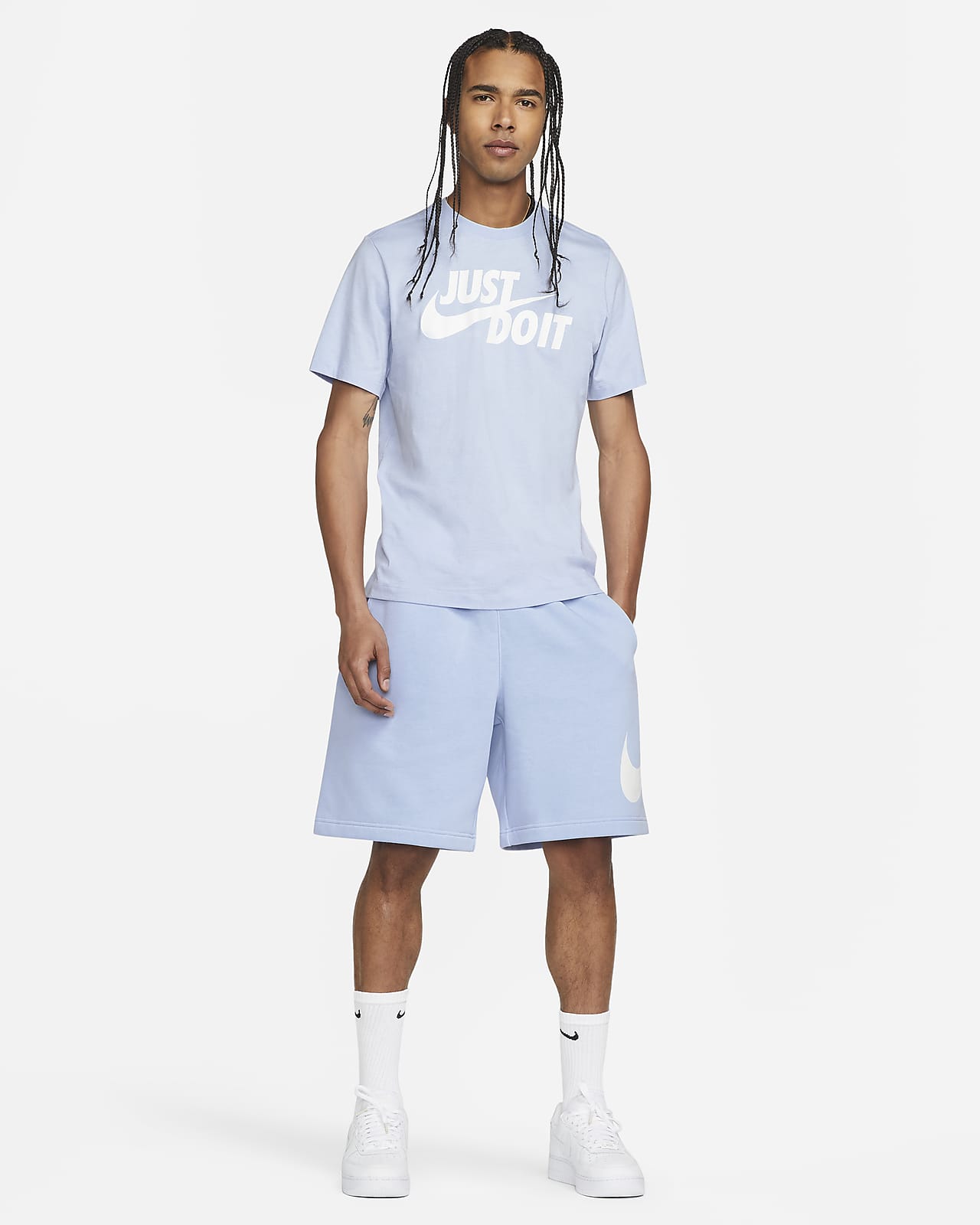 nike men's sportswear club jersey graphic shorts