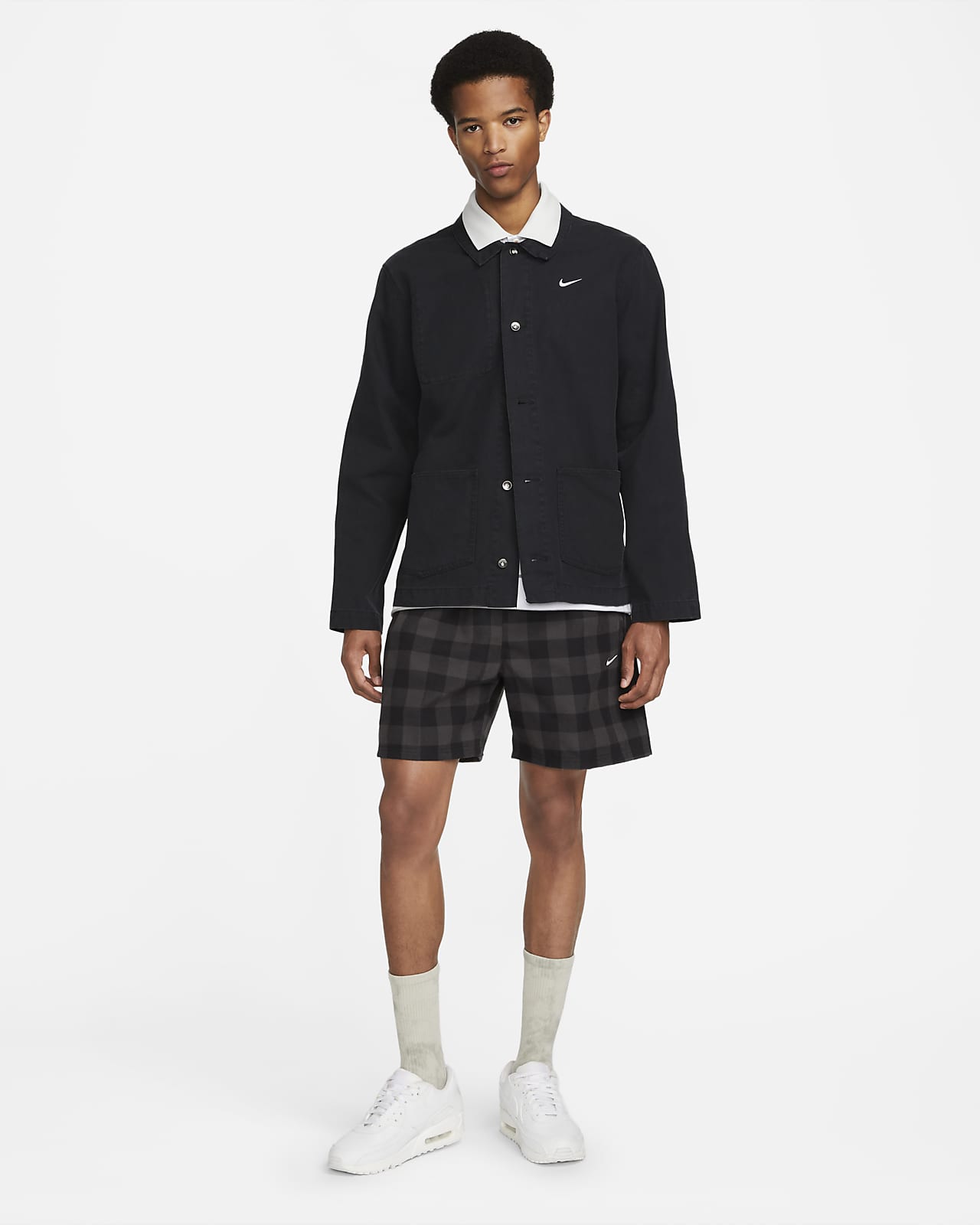 Unlined Checked Shorts. Nike LU