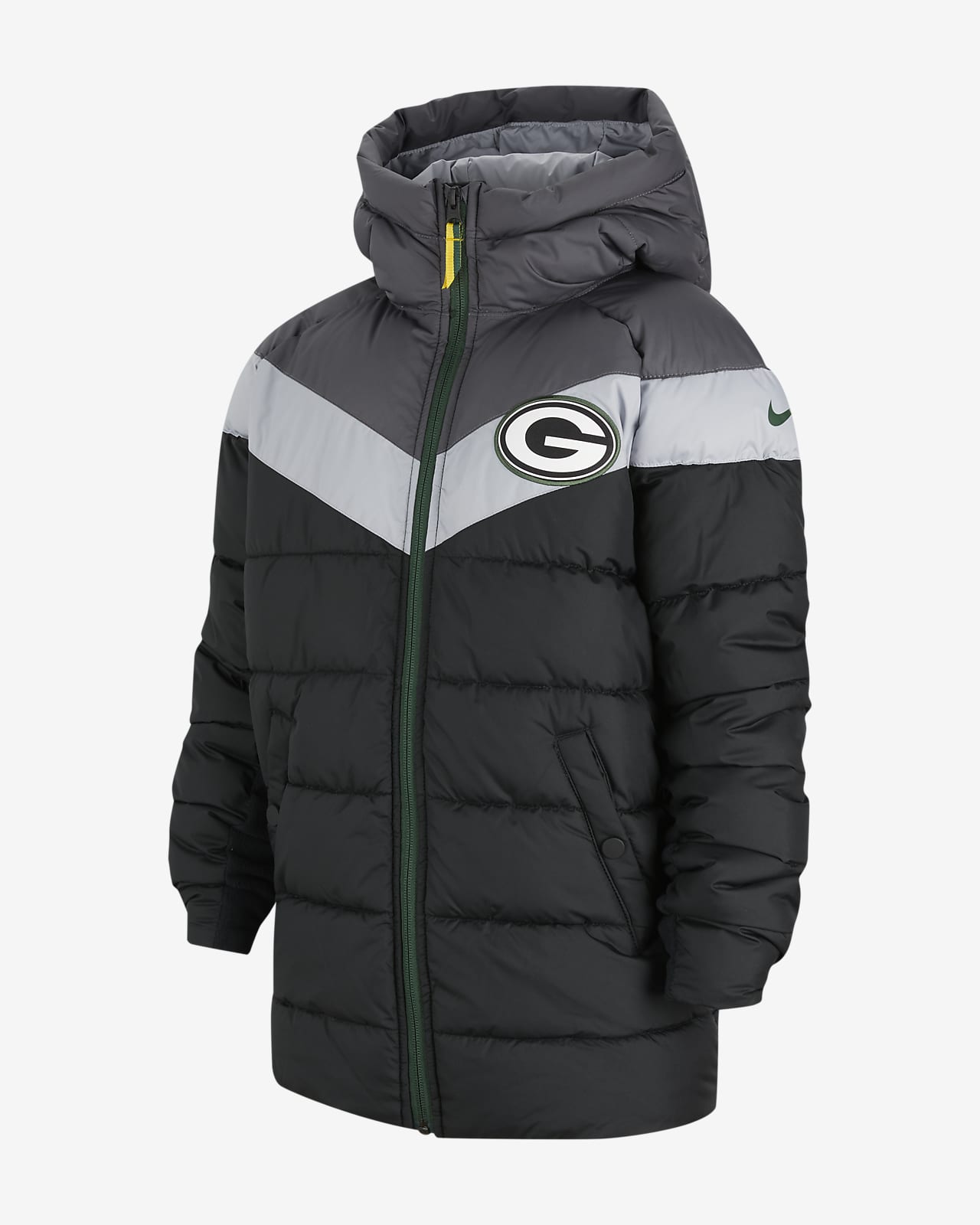 Big Kids' Hooded Puffer Jacket. Nike.com