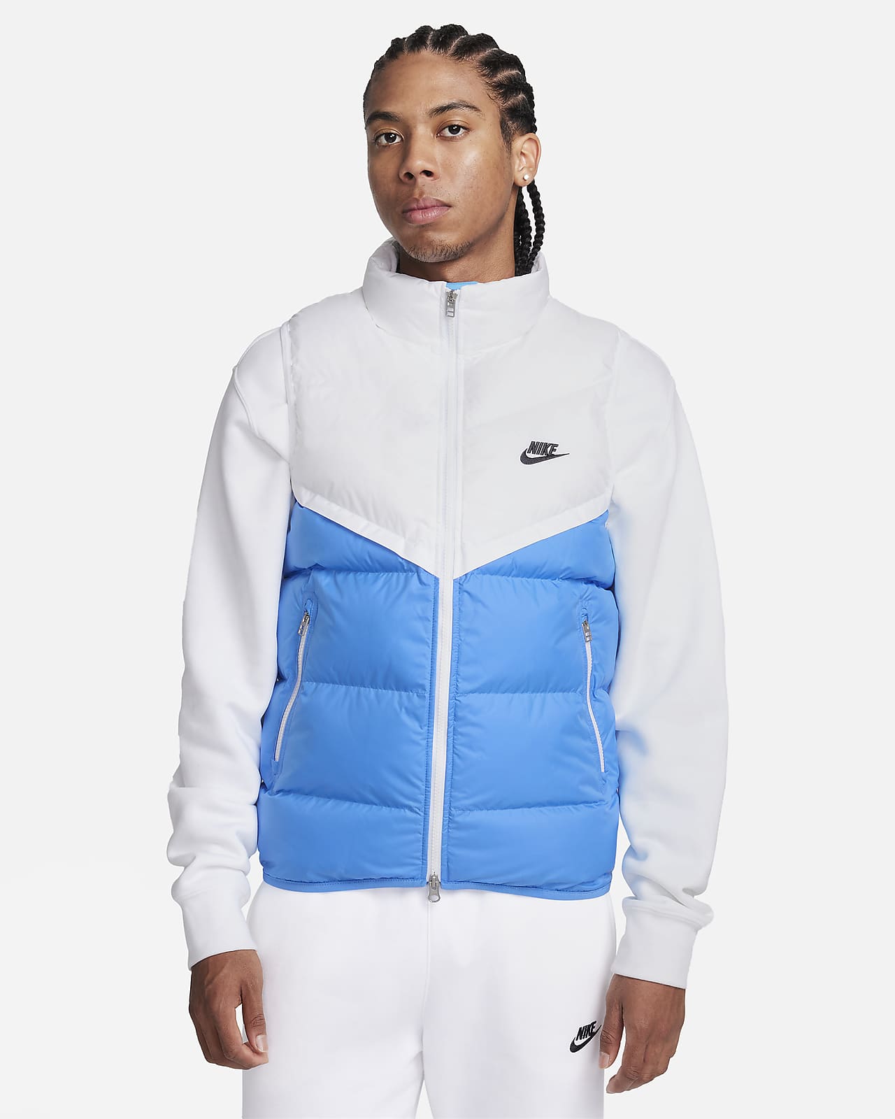 Chaleco nike hombre blanco online