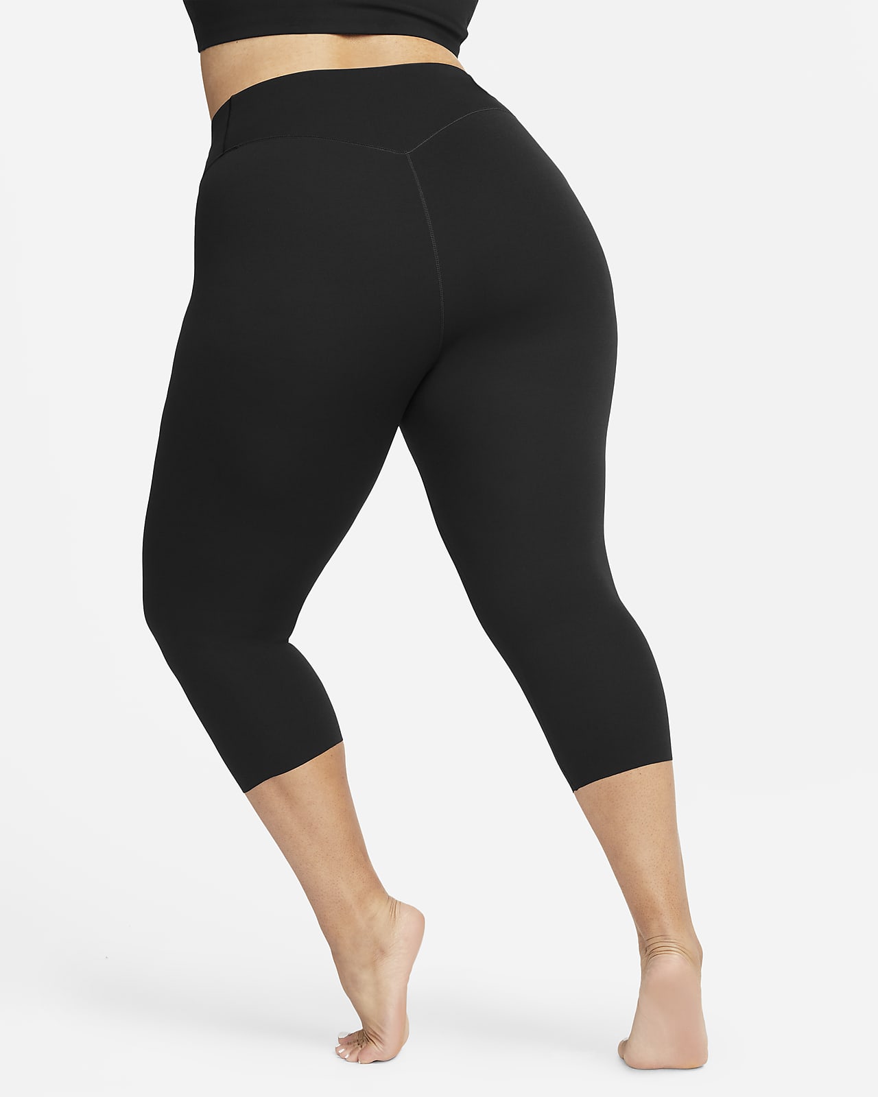 Plus Size Womens Stretch Capri Skinny Pants Ladies Cropped Workout Yoga  Trousers