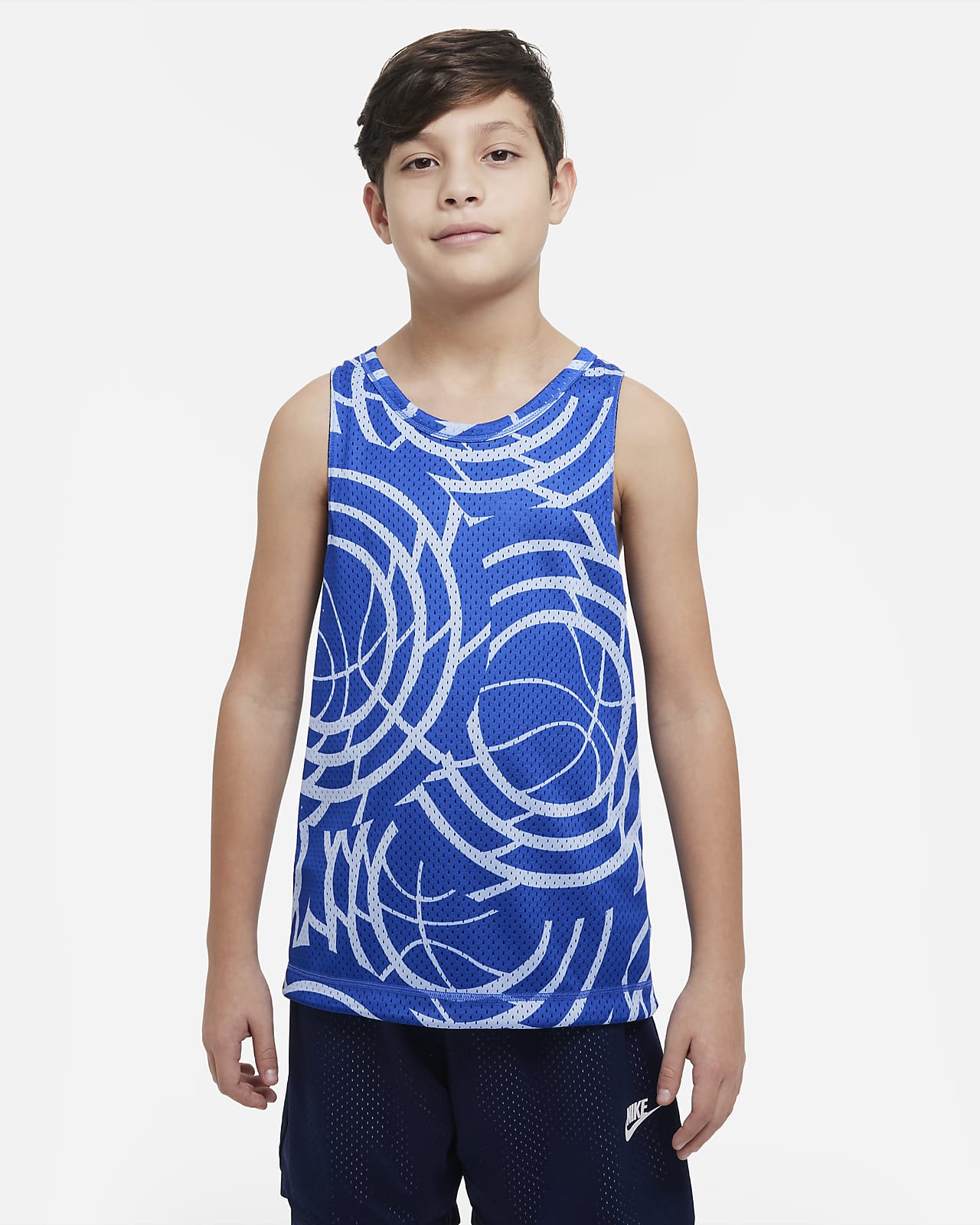 Nike Culture of Basketball Big Kids' Reversible Basketball Jersey.